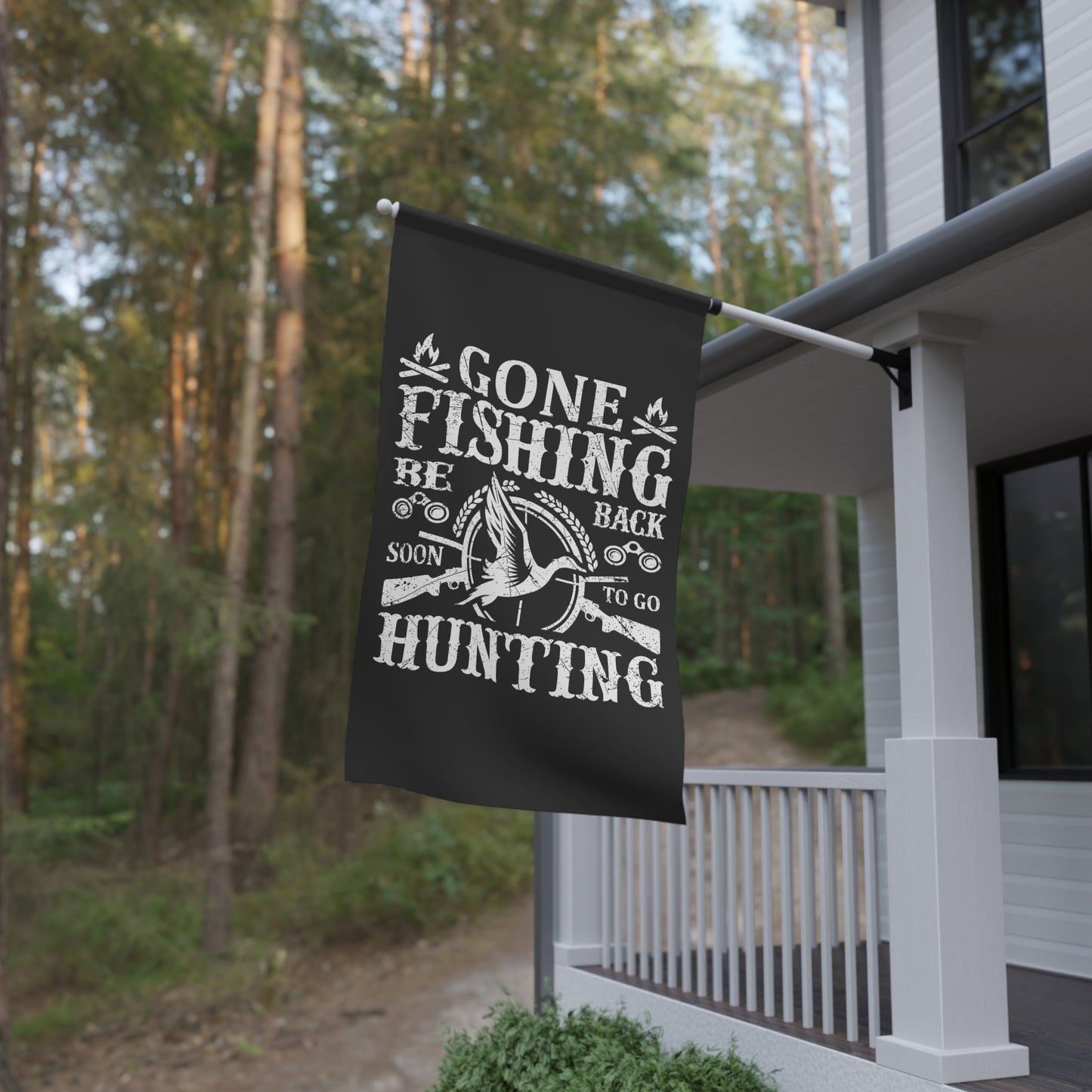 Gone Fishing Flag