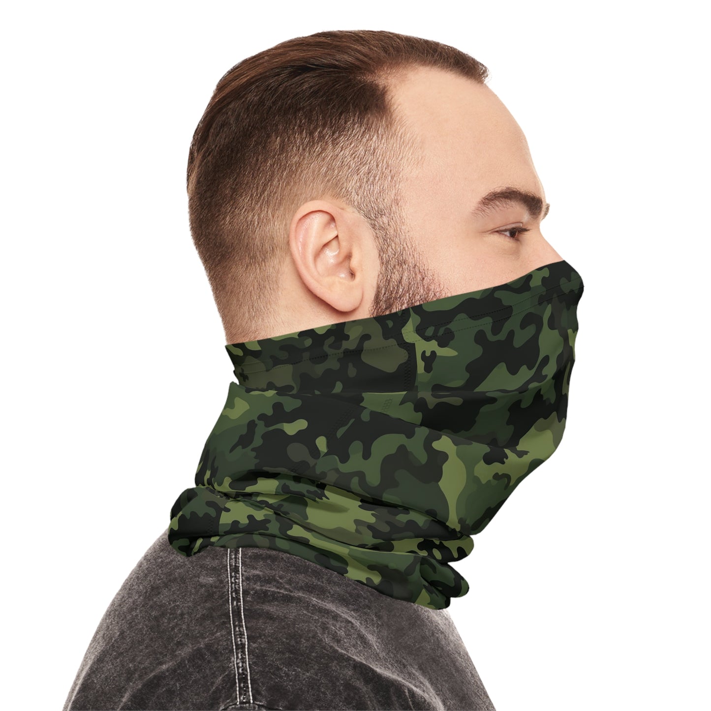 Green Camo Neck Gaiter