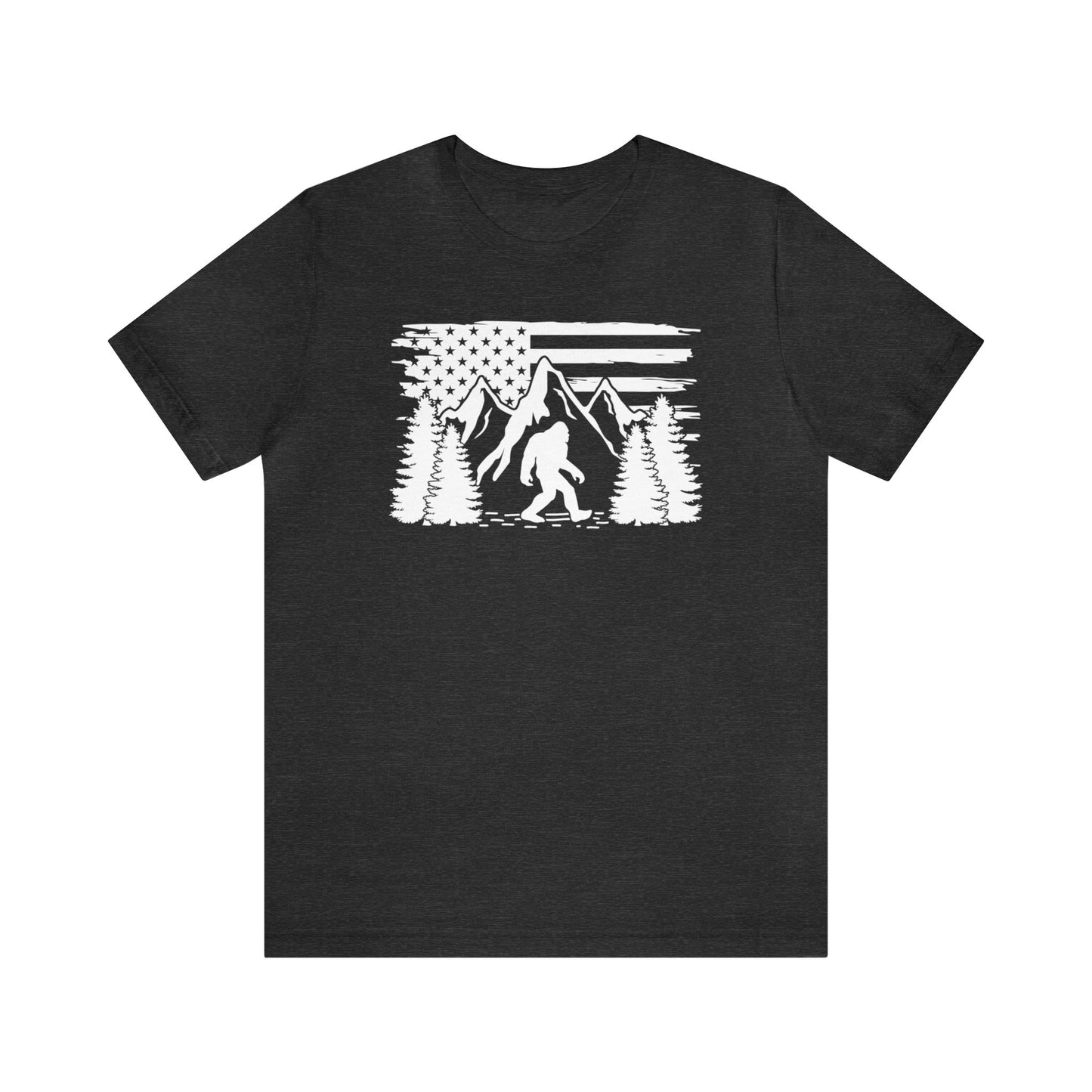 Bigfoot American Flag T-Shirt