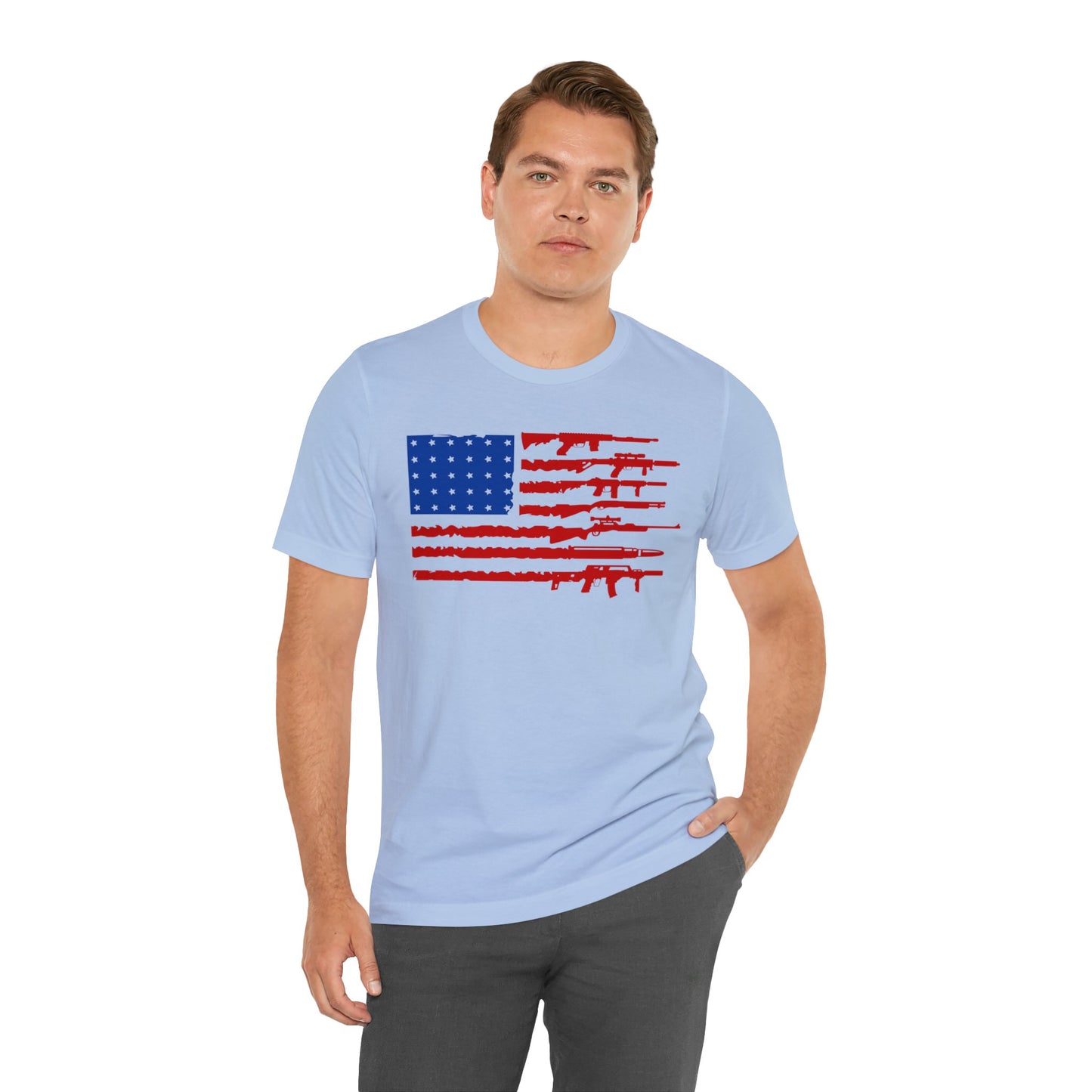 American Flag Guns T-Shirt