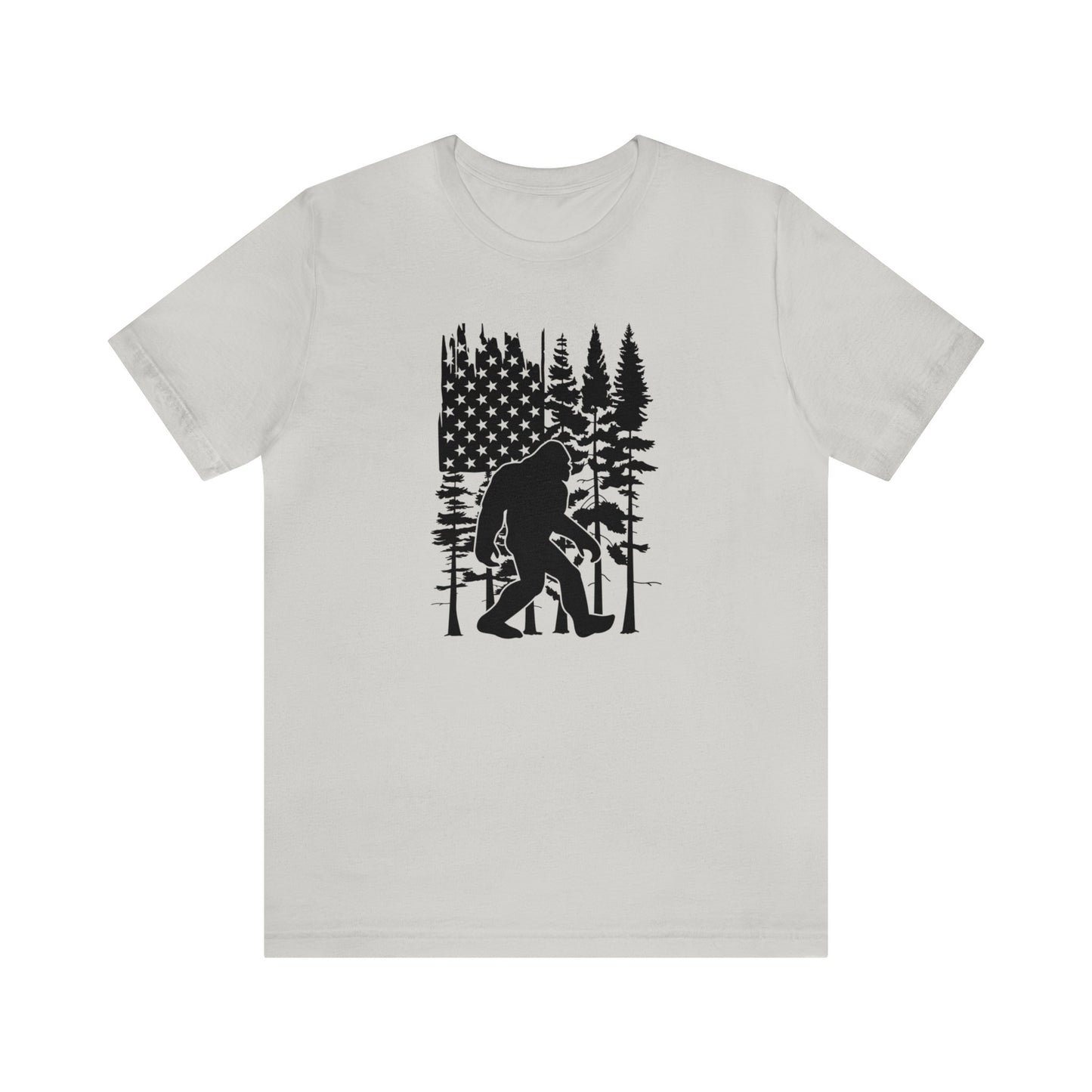 Bigfoot American Flag T-Shirt