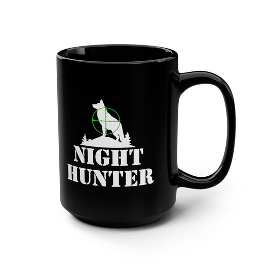 Coyote Night Hunter Green Dot Mug, 15oz