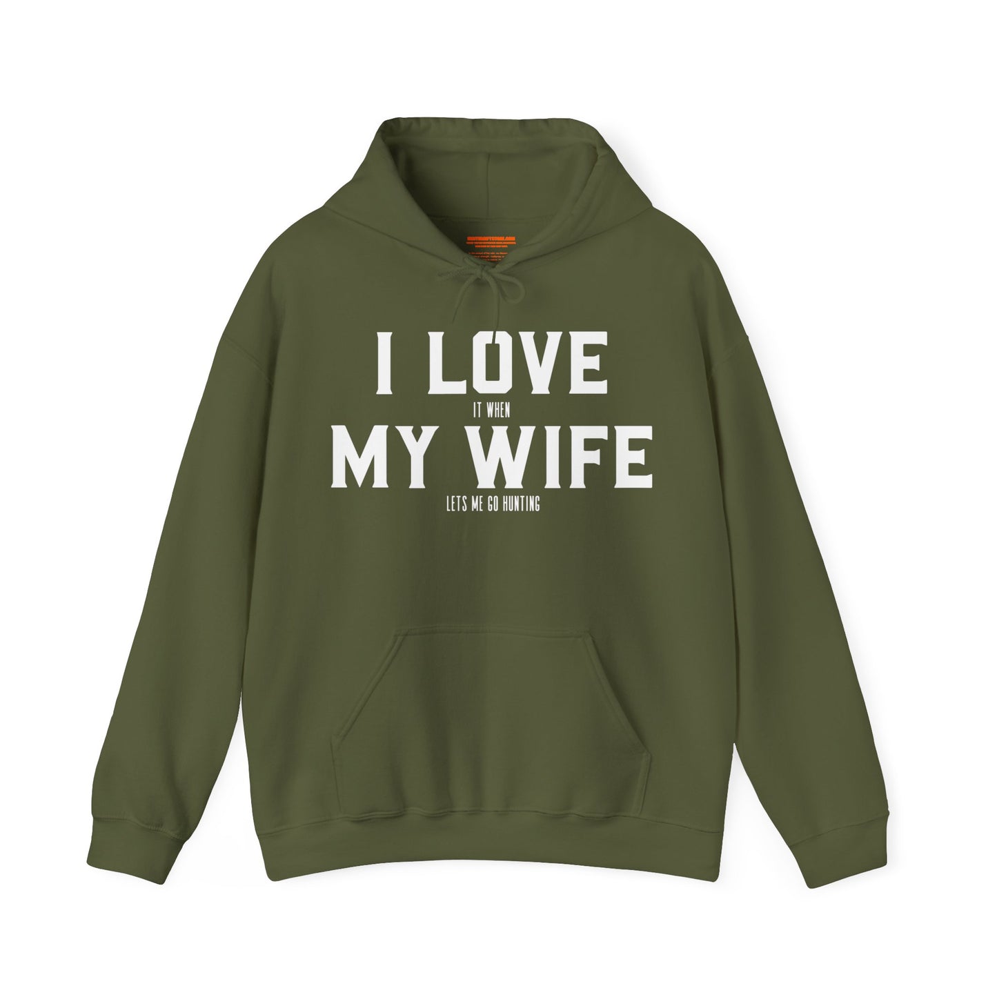 I Love My Wife Hooded Sweatshirt