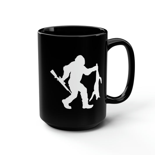 Coyote Hunting Bigfoot Mug, 15oz