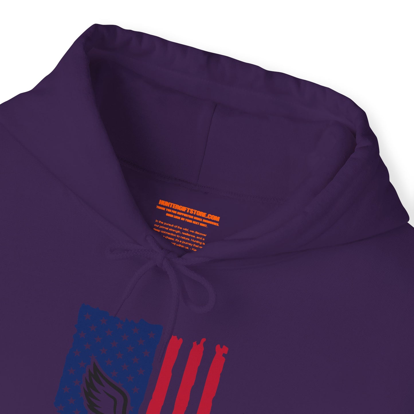 Duck American Flag Hooded Sweatshirt