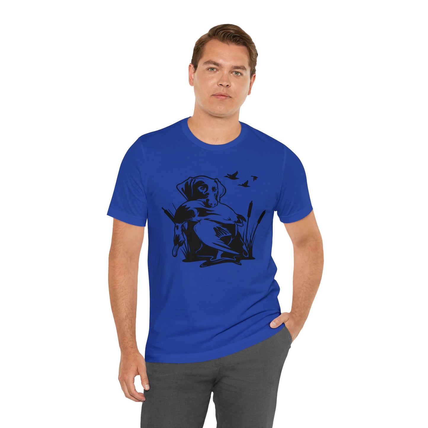 Hunting Dog with Duck T-Shirt