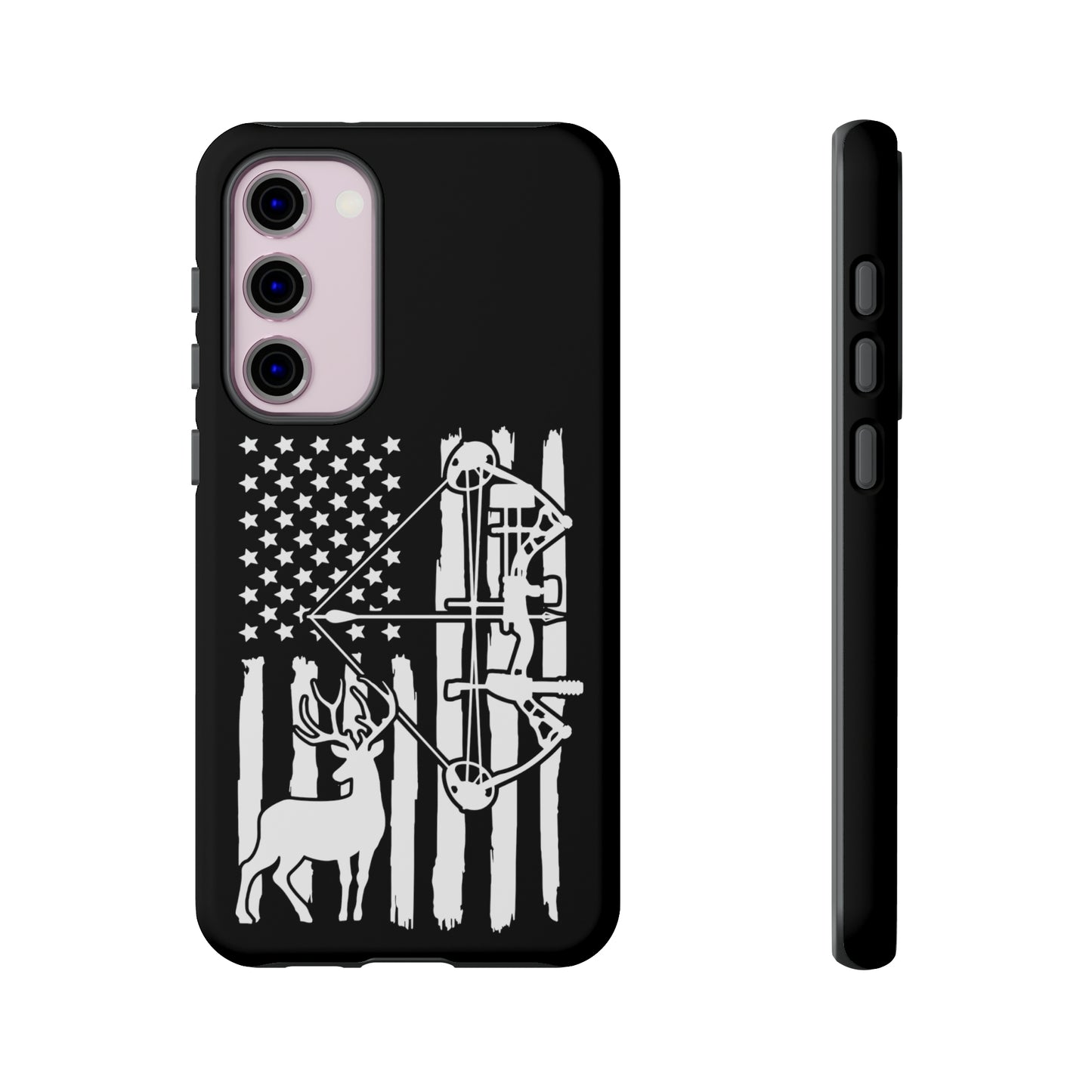 Deer Bow Hunter American Flag Phone Case