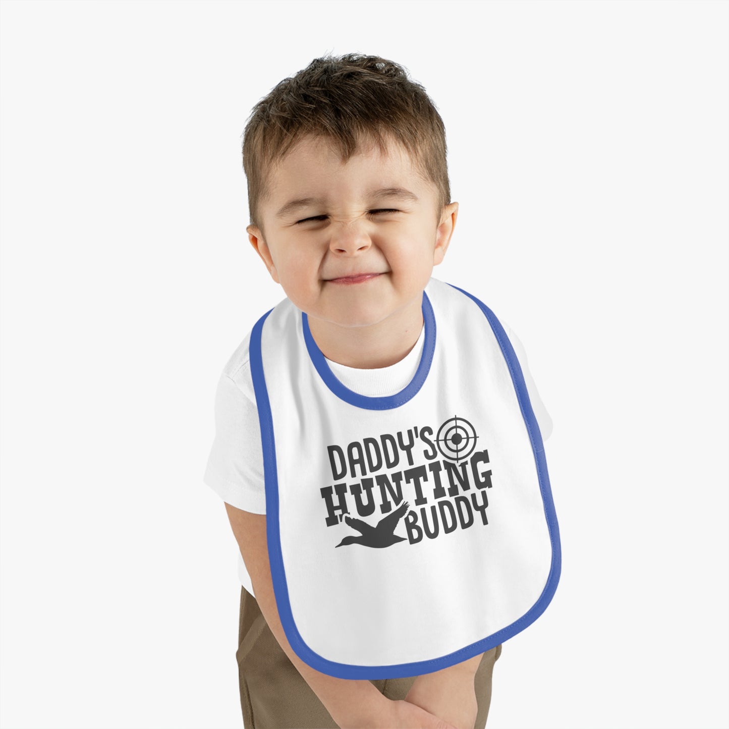 Daddy's Hunting Buddy Baby Jersey Bib