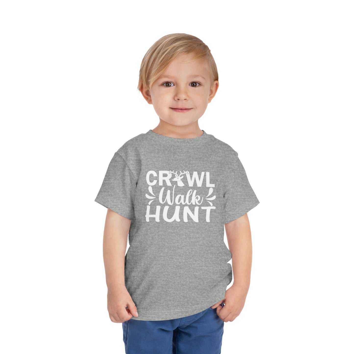 Crawl Walk Hunt Toddler T-Shirt