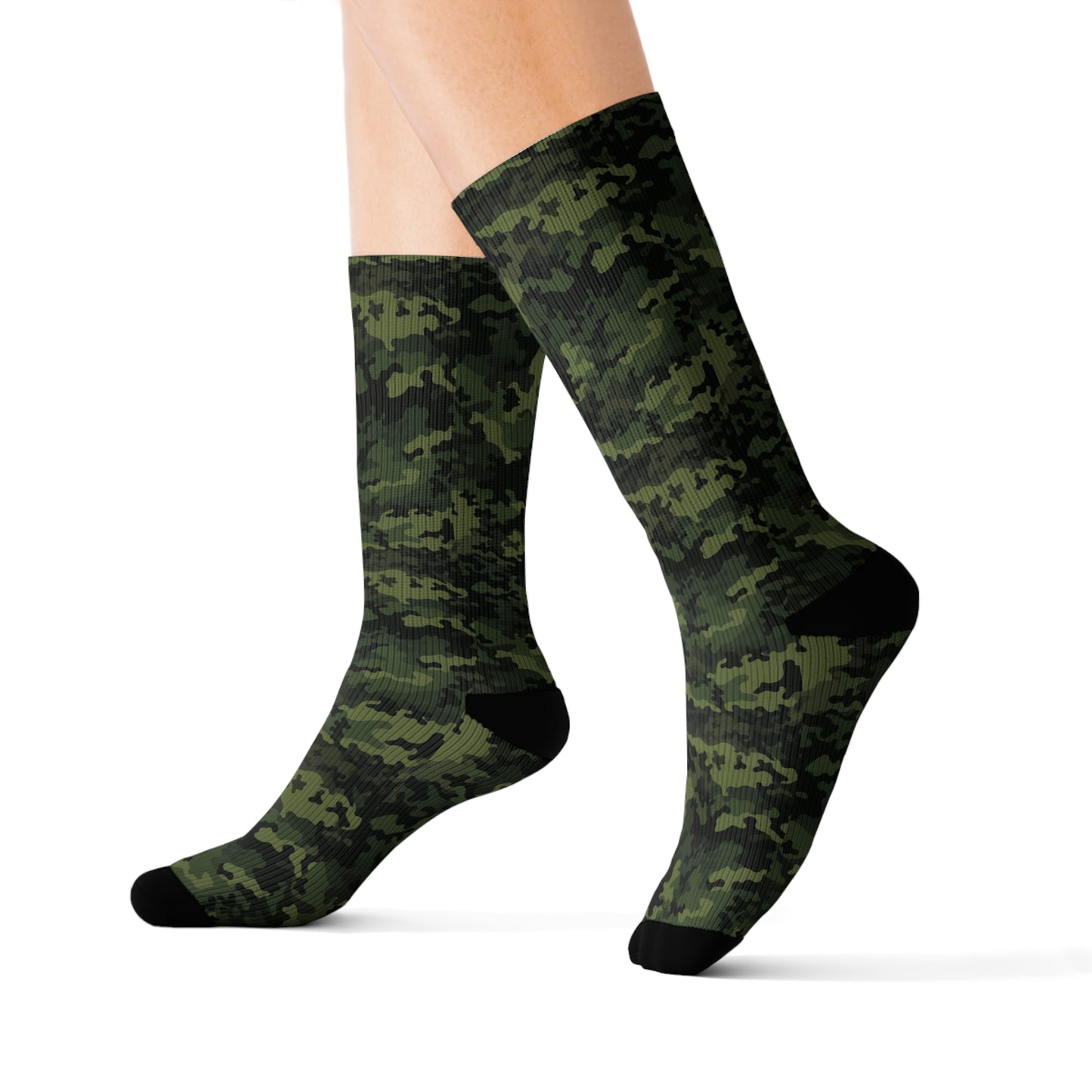 Green Camo Socks