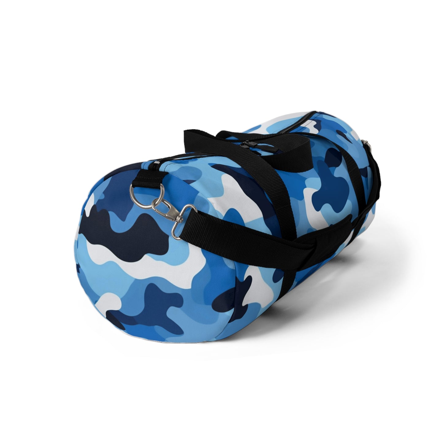 Blue Camo Duffel Bag