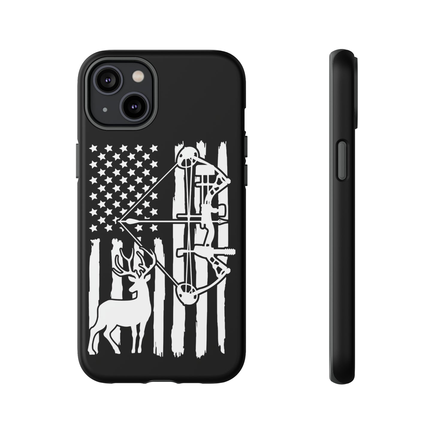 Deer Bow Hunter American Flag Phone Case