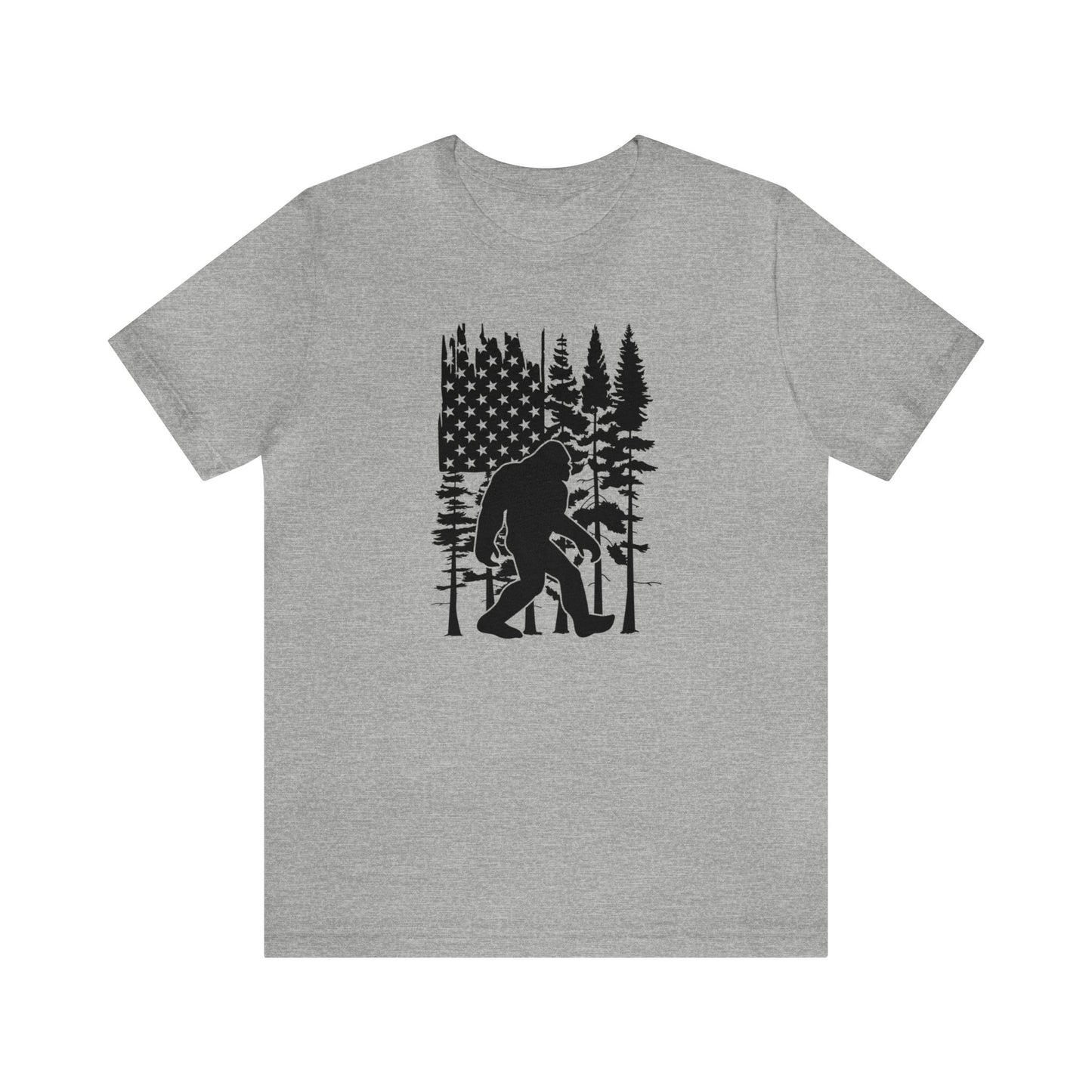 Bigfoot American Flag T-Shirt