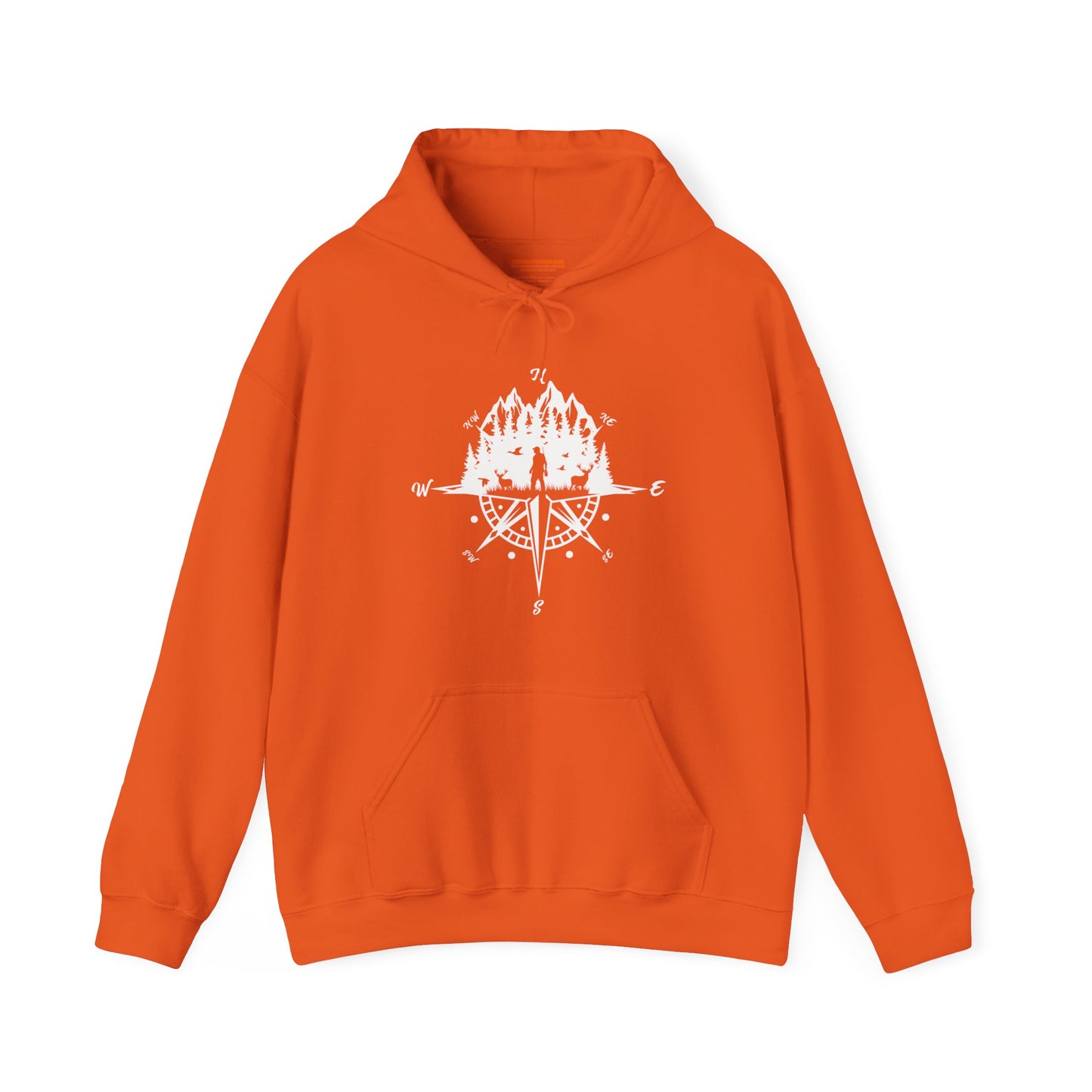 Hunting Compass Hooded Sweatshirt