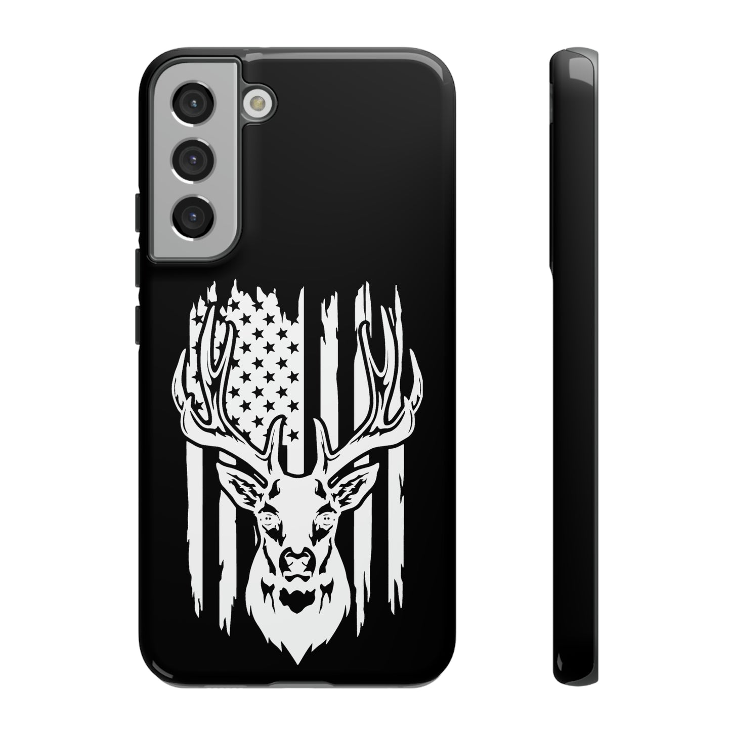 Deer Head American Flag Phone Case