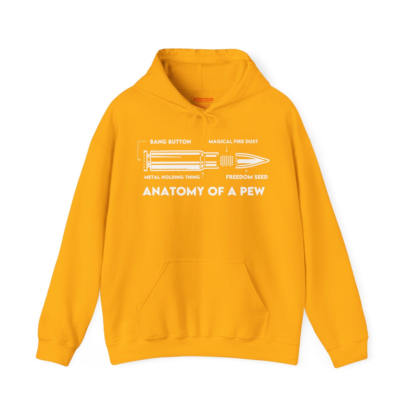 Anatomy of A Pew Hooded Sweatshirt