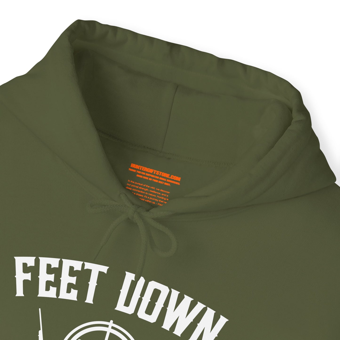 Feet Down Guns Up Hooded Sweatshirt