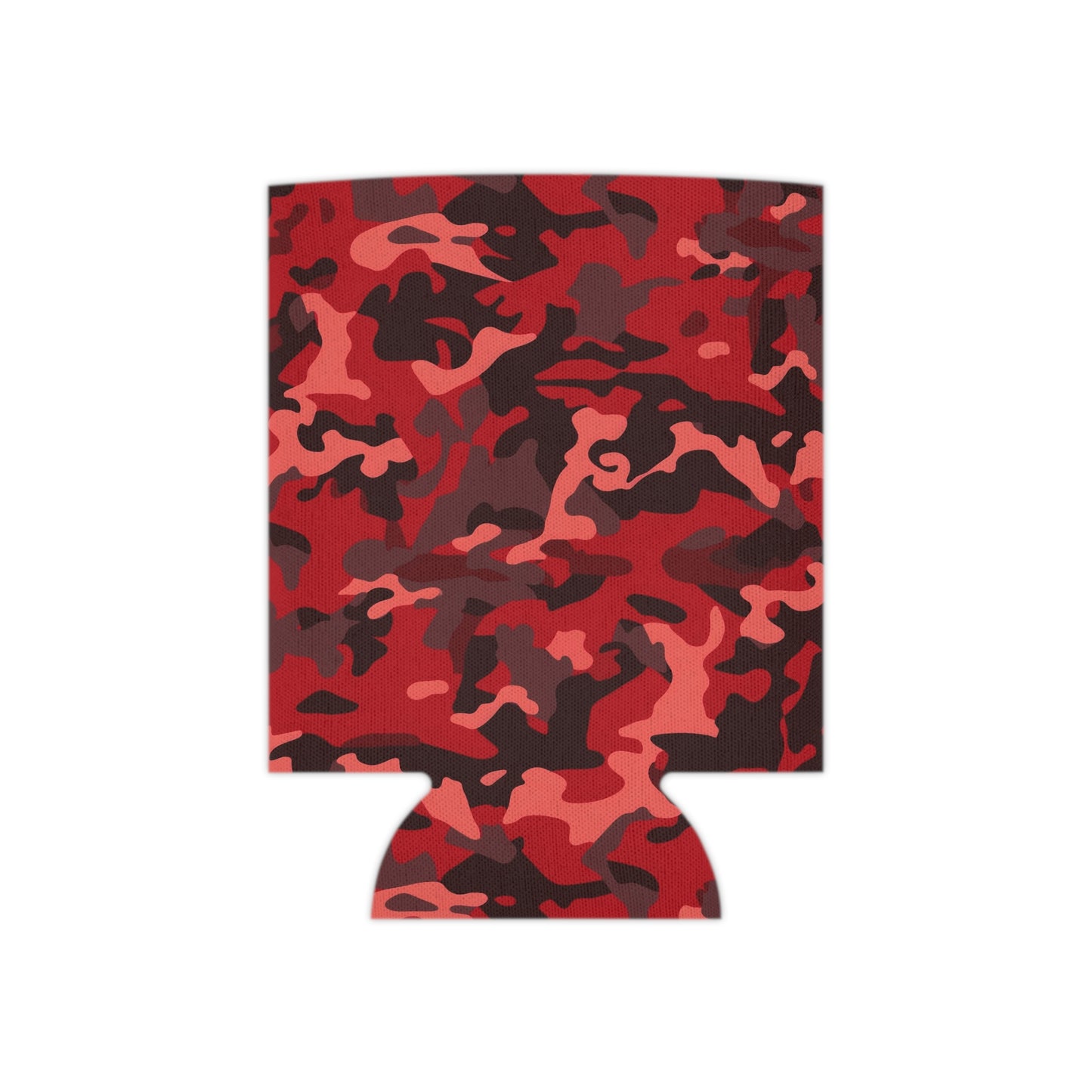 Red Camo Can Cooler