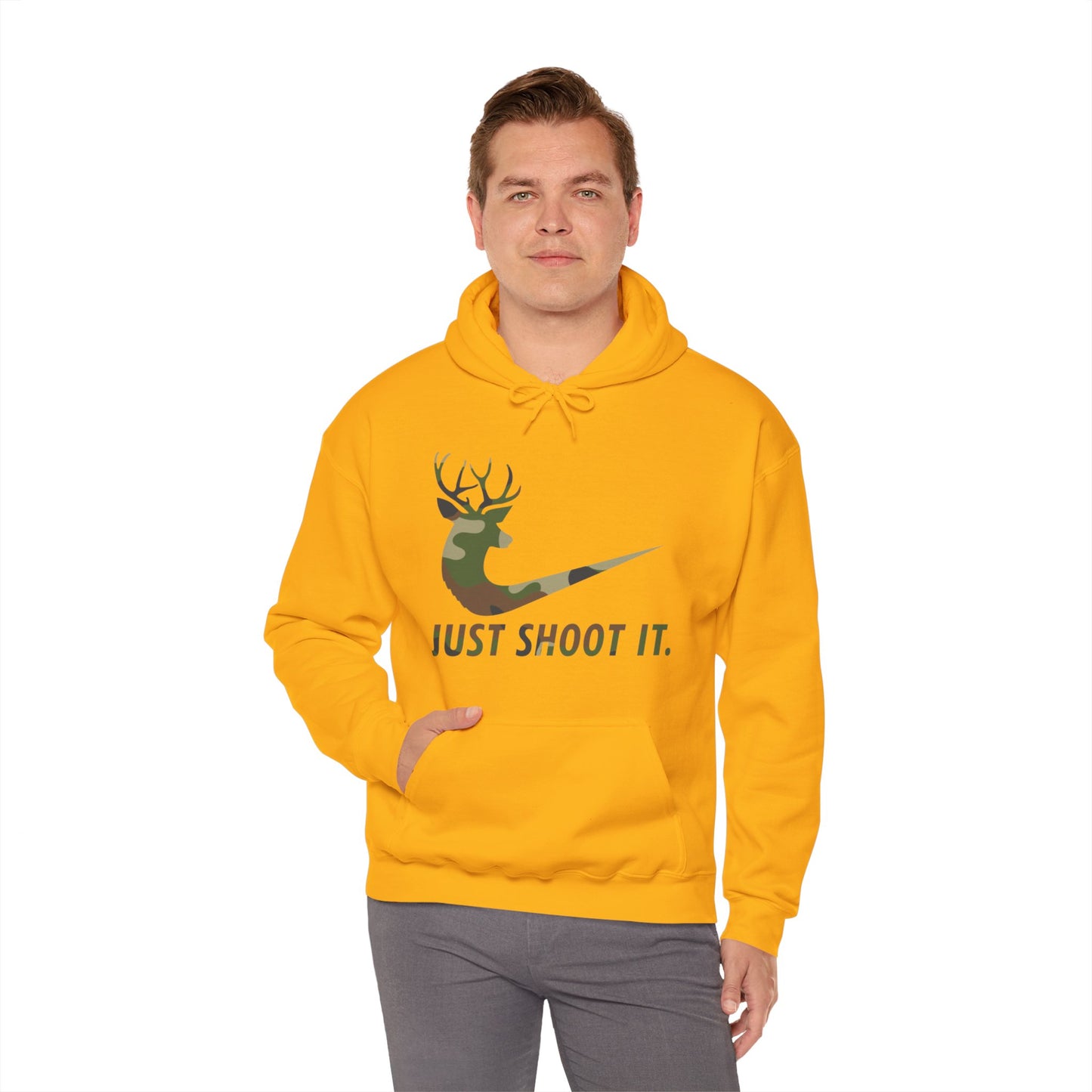 Just Shoot it Camo Hooded Sweatshirt