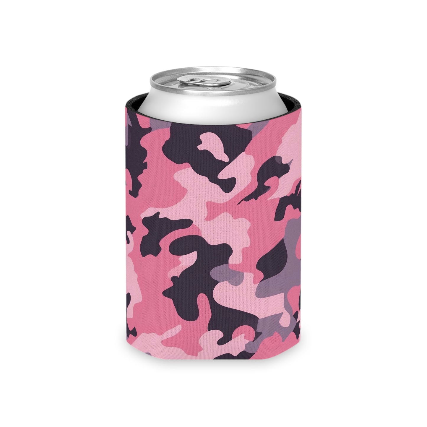 Pink Camo Can Cooler