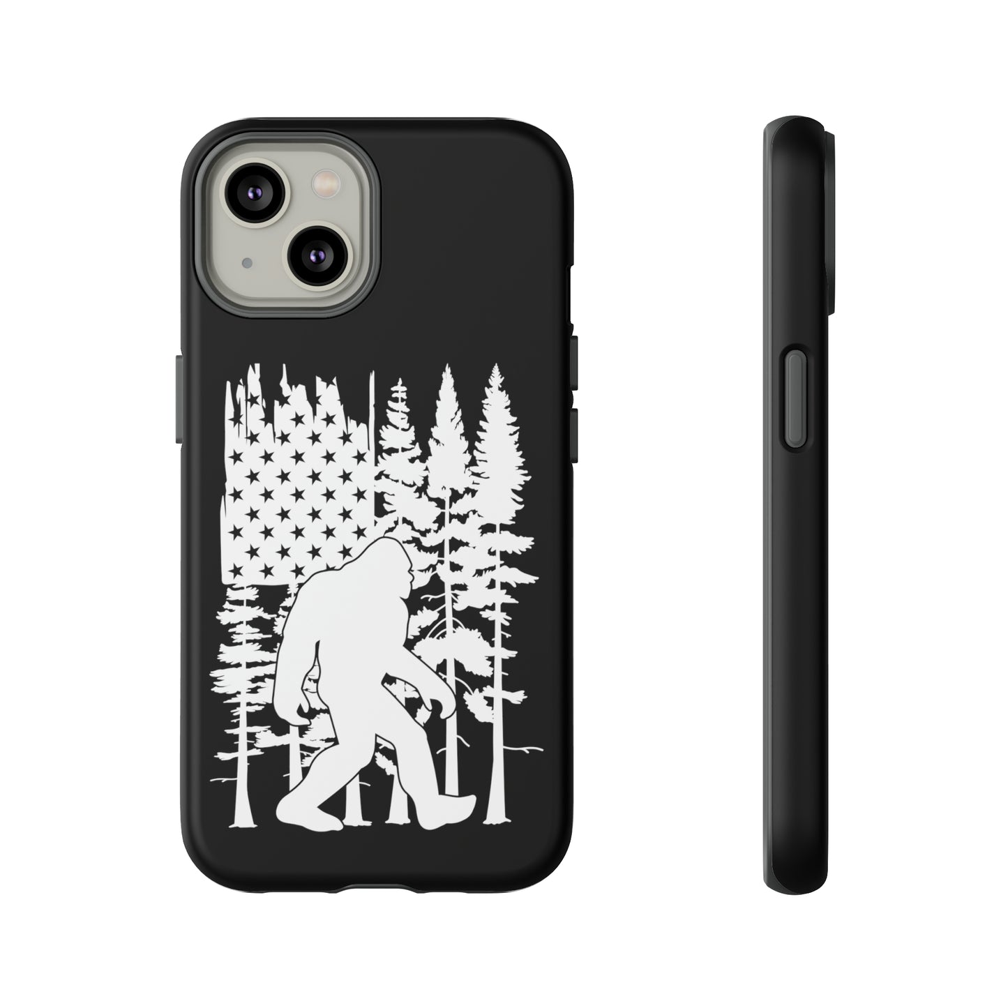 Bigfoot American Flag Phone Case