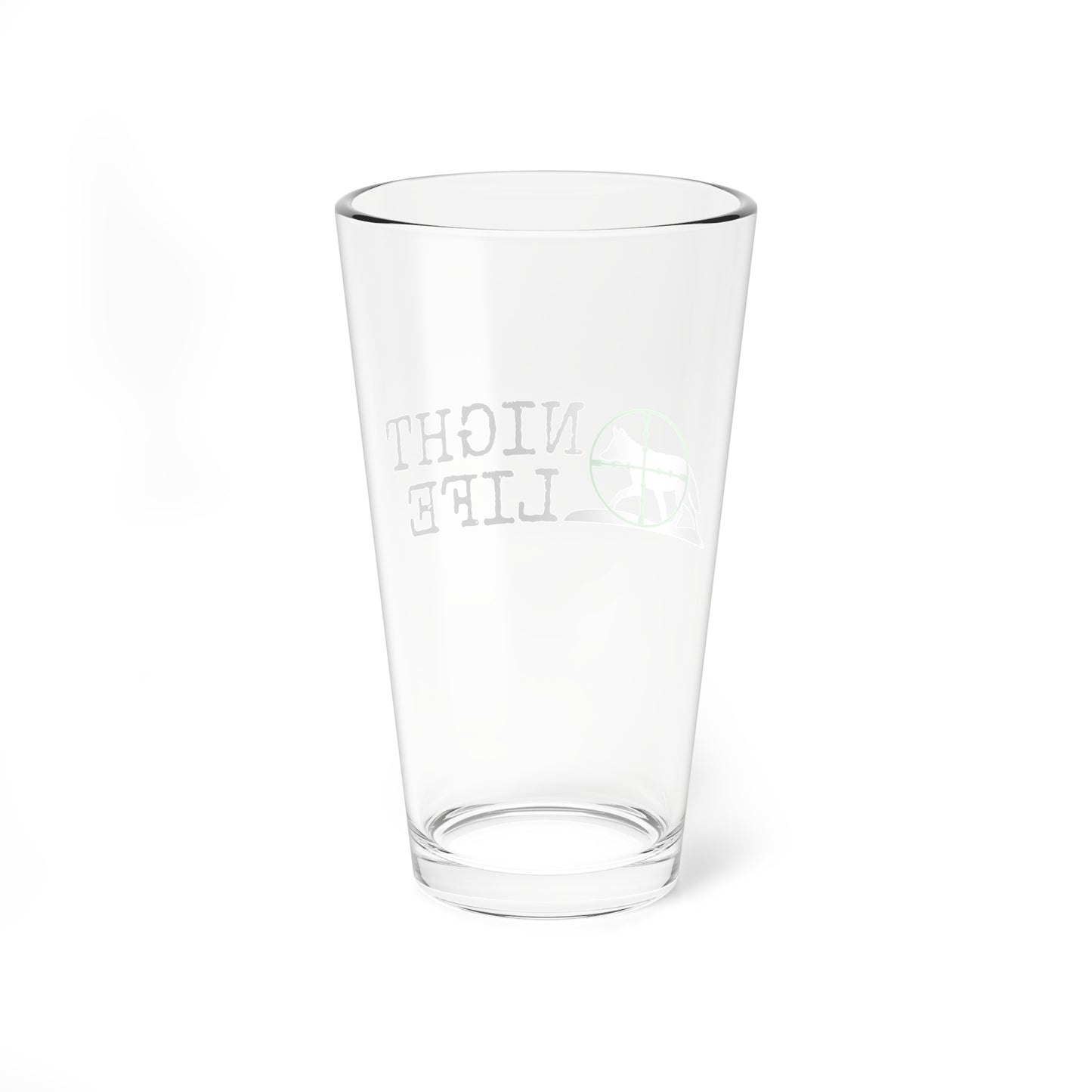 Coyote Night Life Green Scope Pint Glass