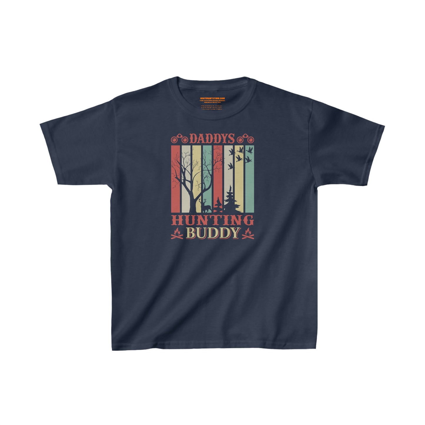 Daddy's Hunting Buddy Kids T-Shirt