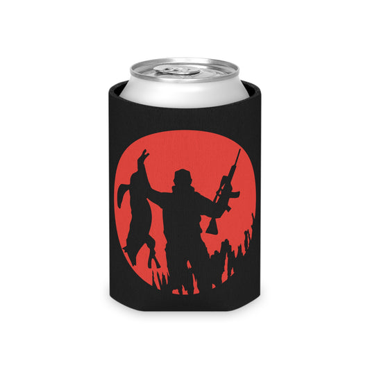 Coyote Hunter Red Circle Can Cooler