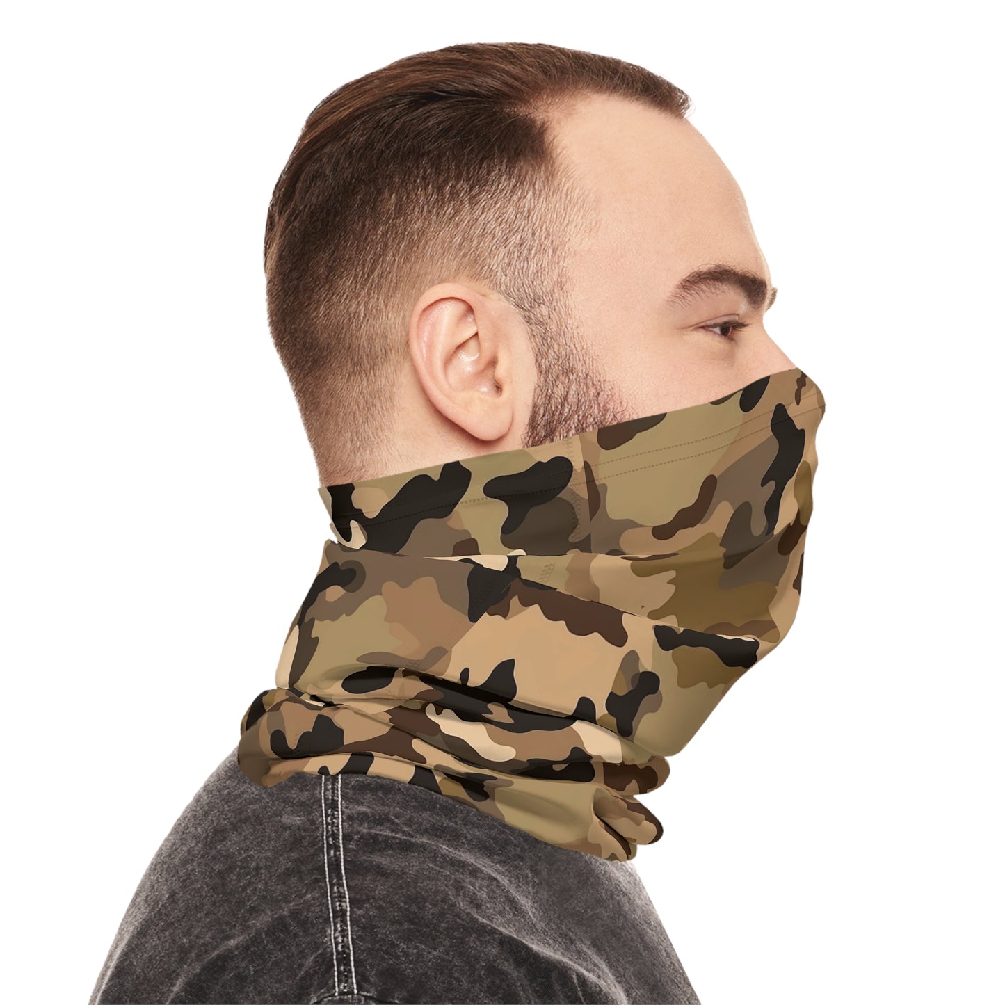 Brown Camo Neck Gaiter