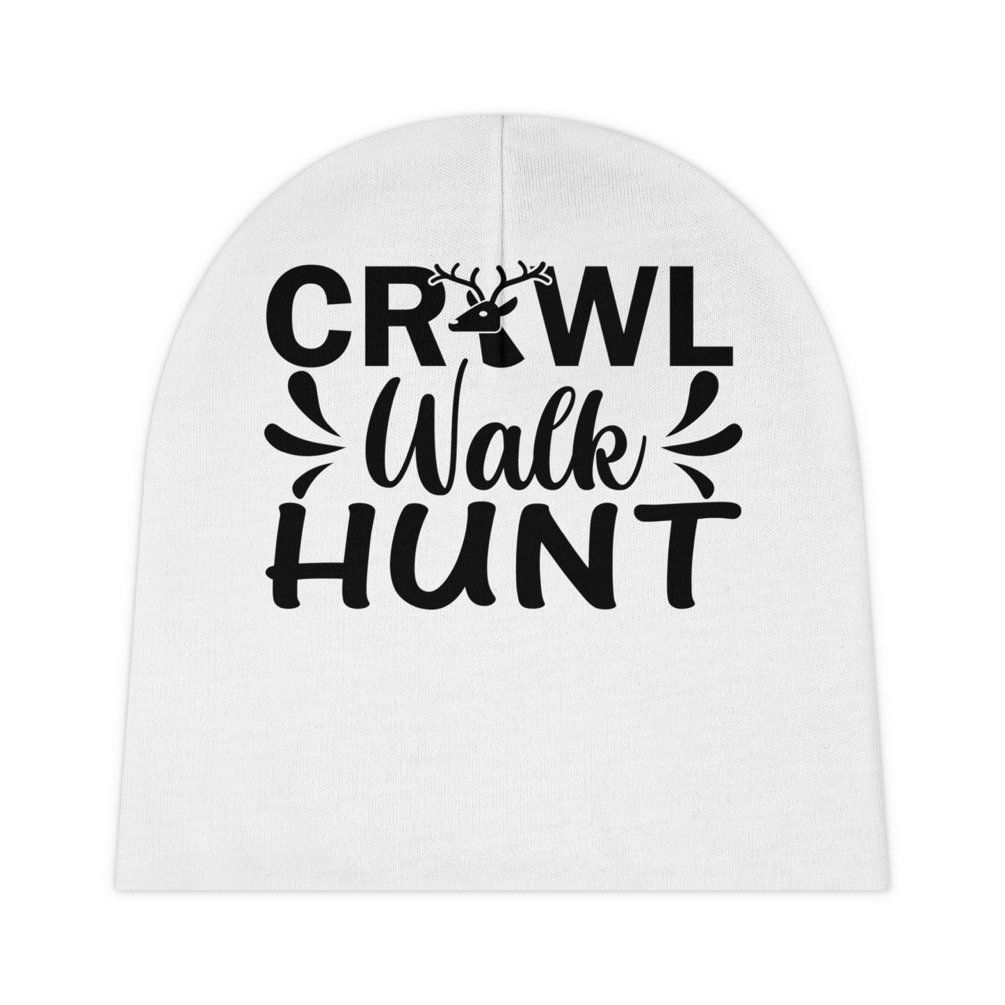 Crawl Walk Hunt Baby Beanie