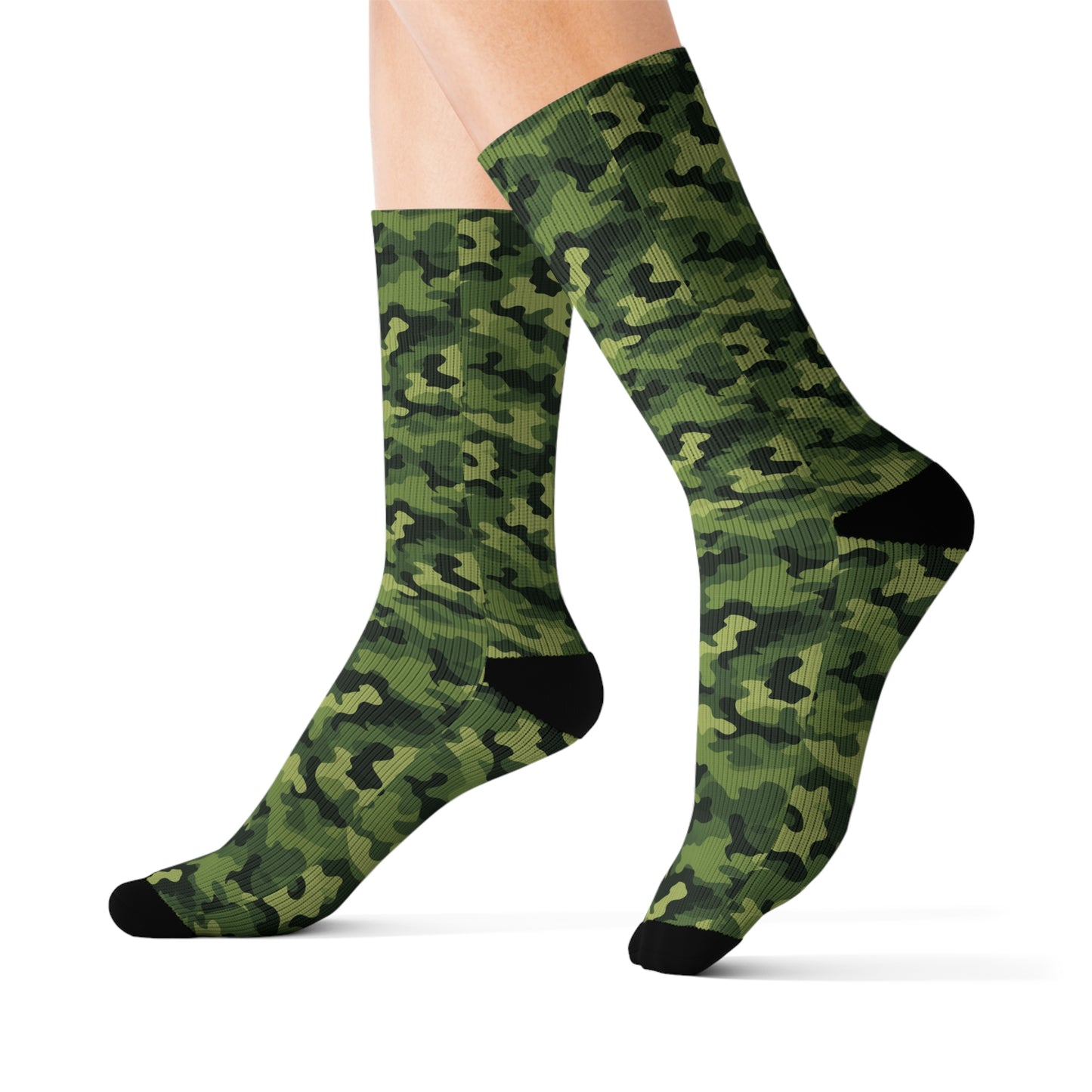 Light Green Camo Socks