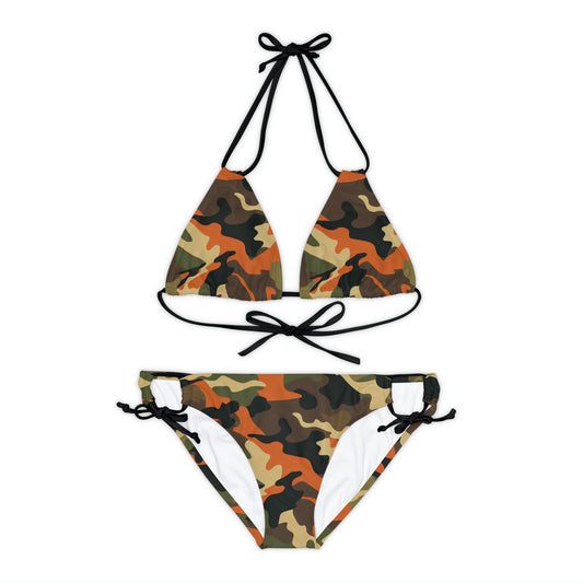 Orange Camo Bikini