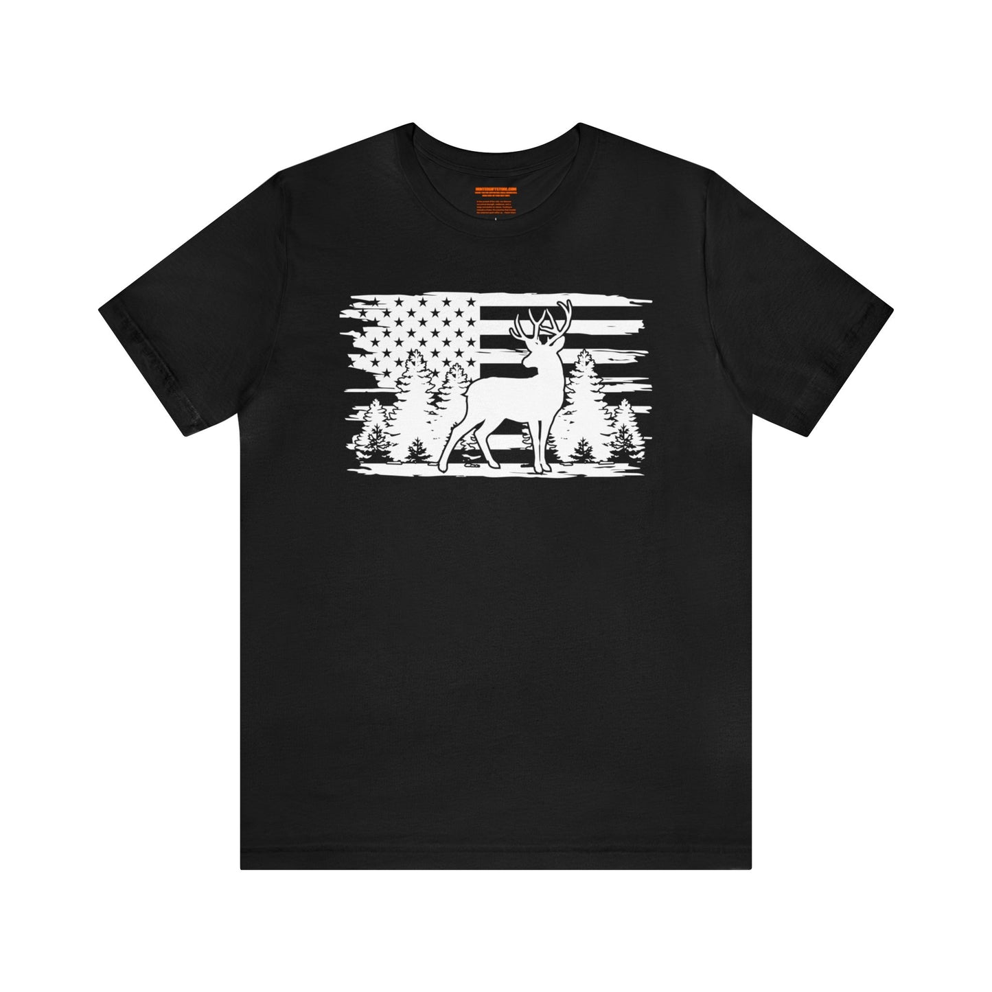 Deer American Flag T-Shirt