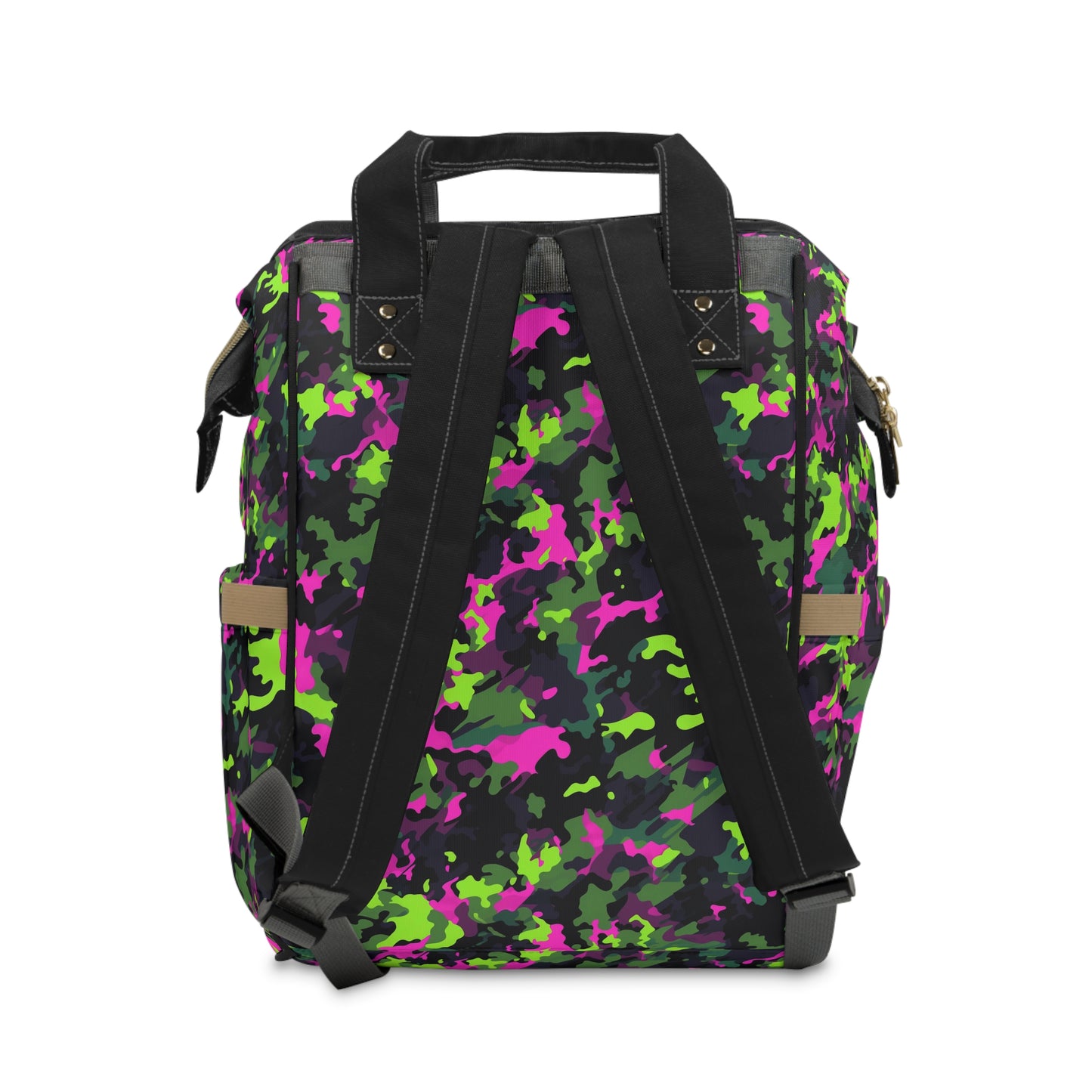 Neon Camo Diaper Backpack