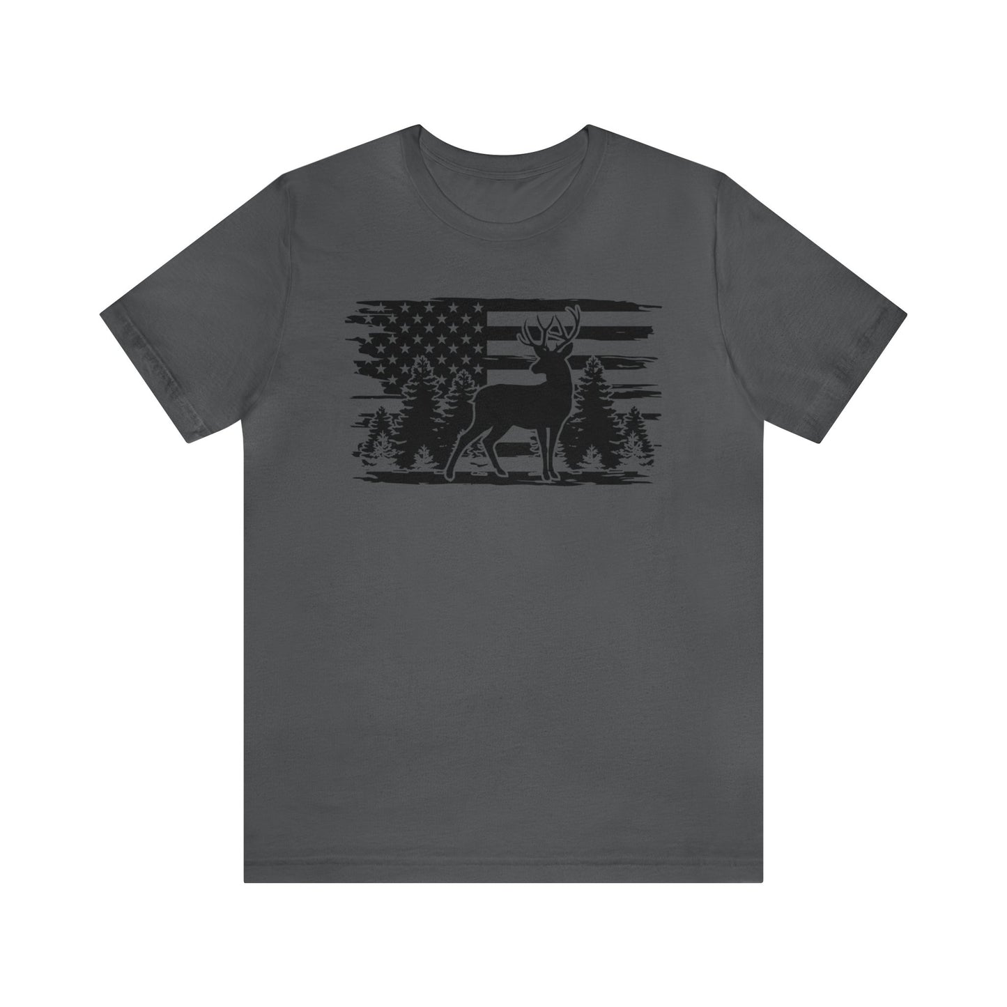 Deer American Flag T-Shirt