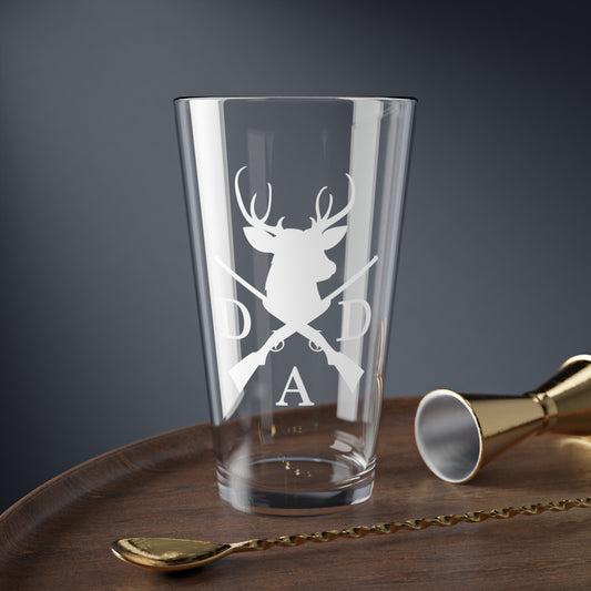 Dad Deer Head Hunting Pint Glass