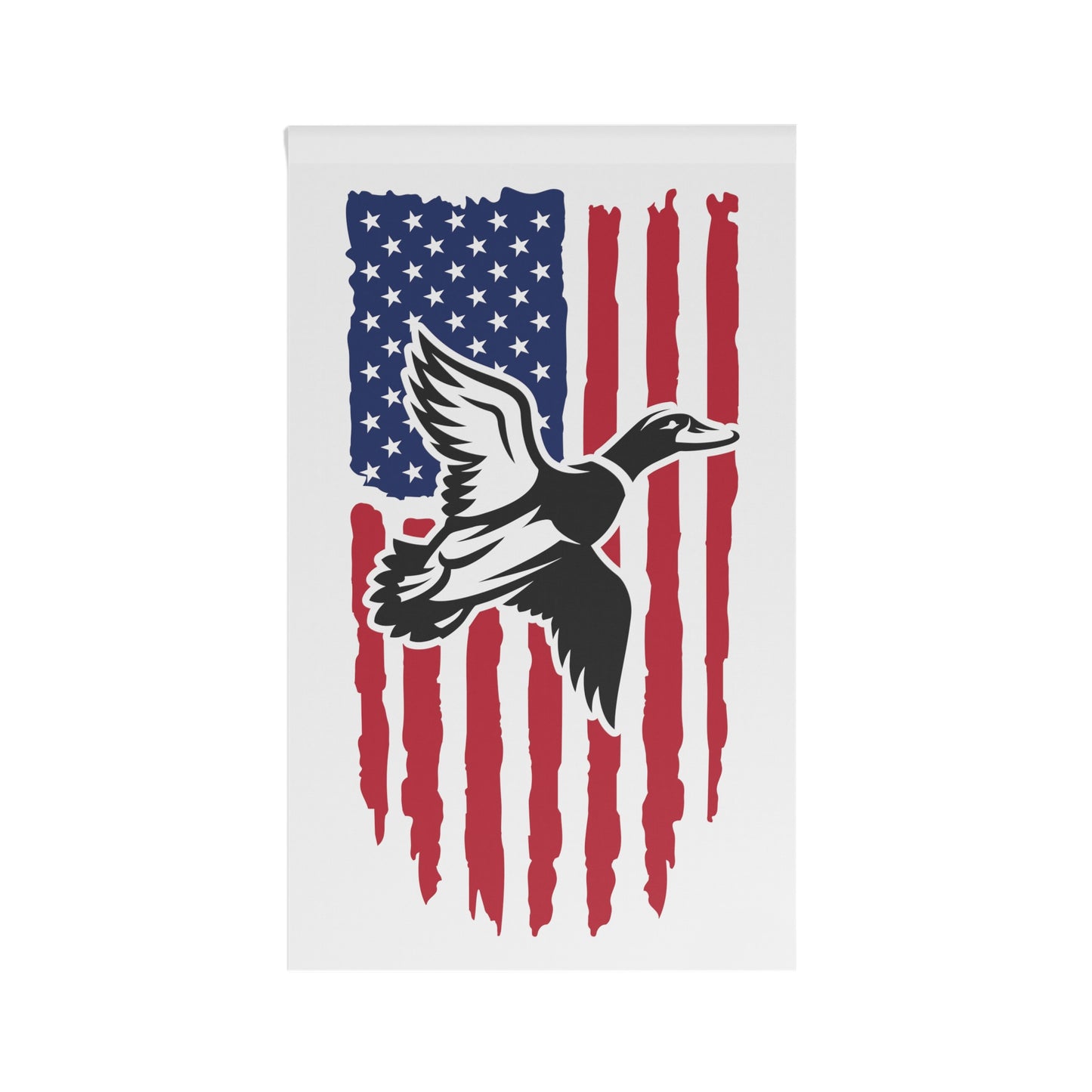 Duck Hunting American Flag