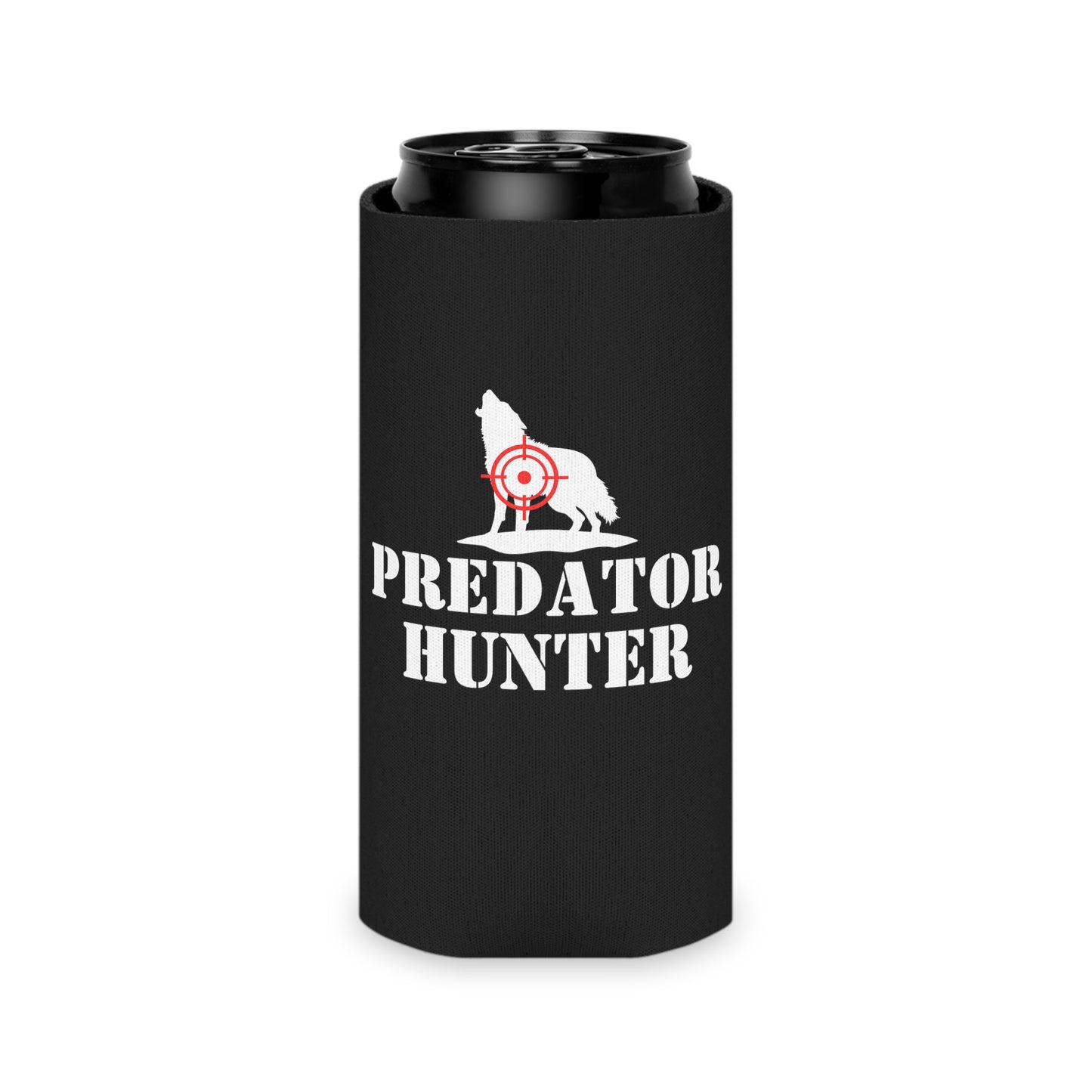 Predator Hunter Coyote Red Scope Can Cooler