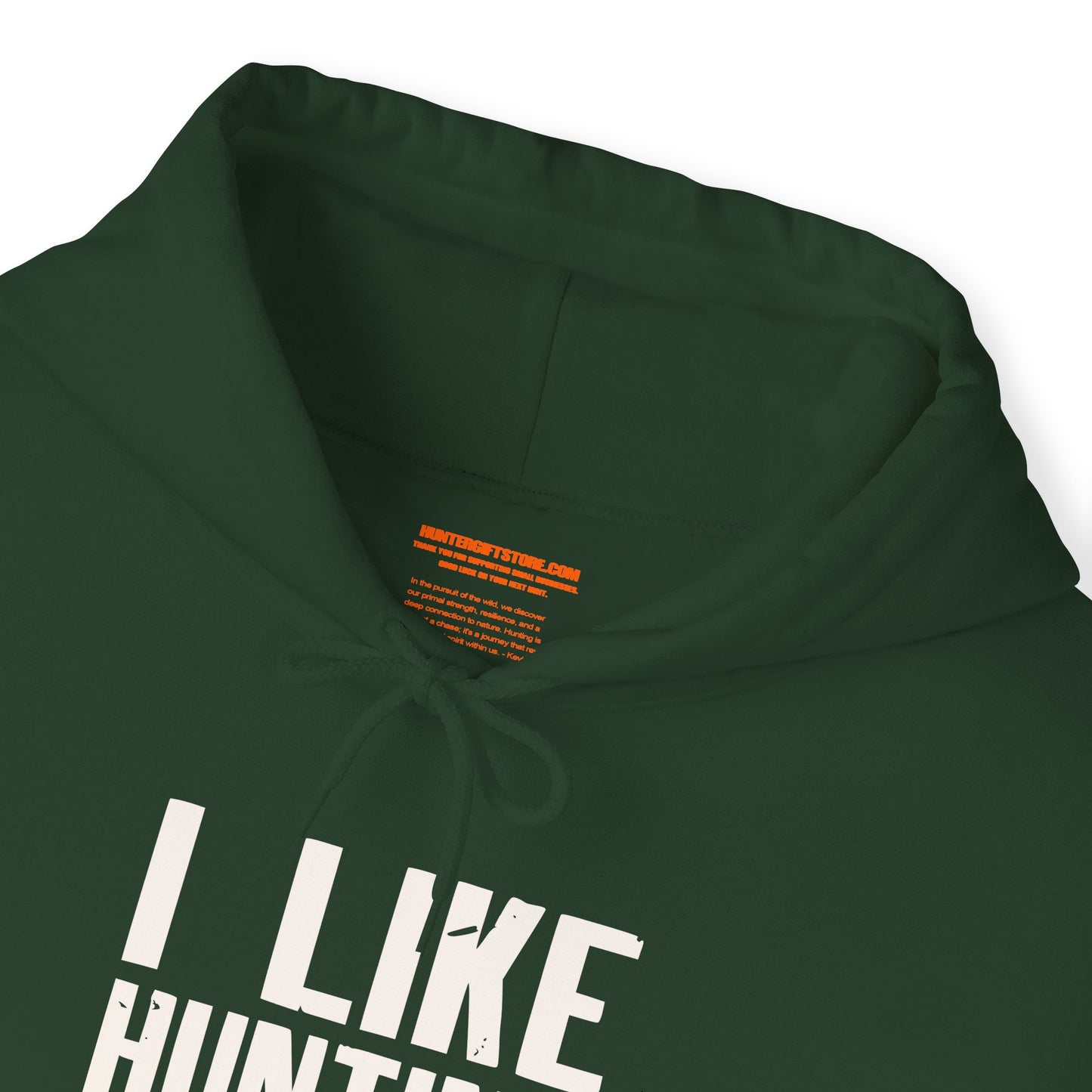 I Like Hunting Fishing and Maybe 3 People Hooded Sweatshirt