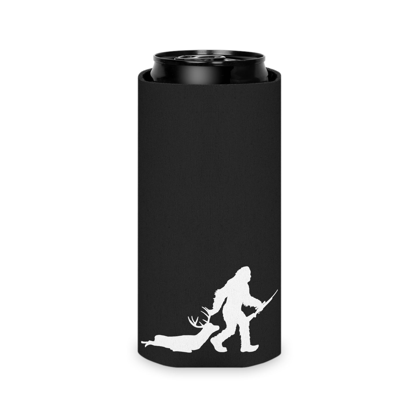 Bigfoot Holding Hog Can Cooler