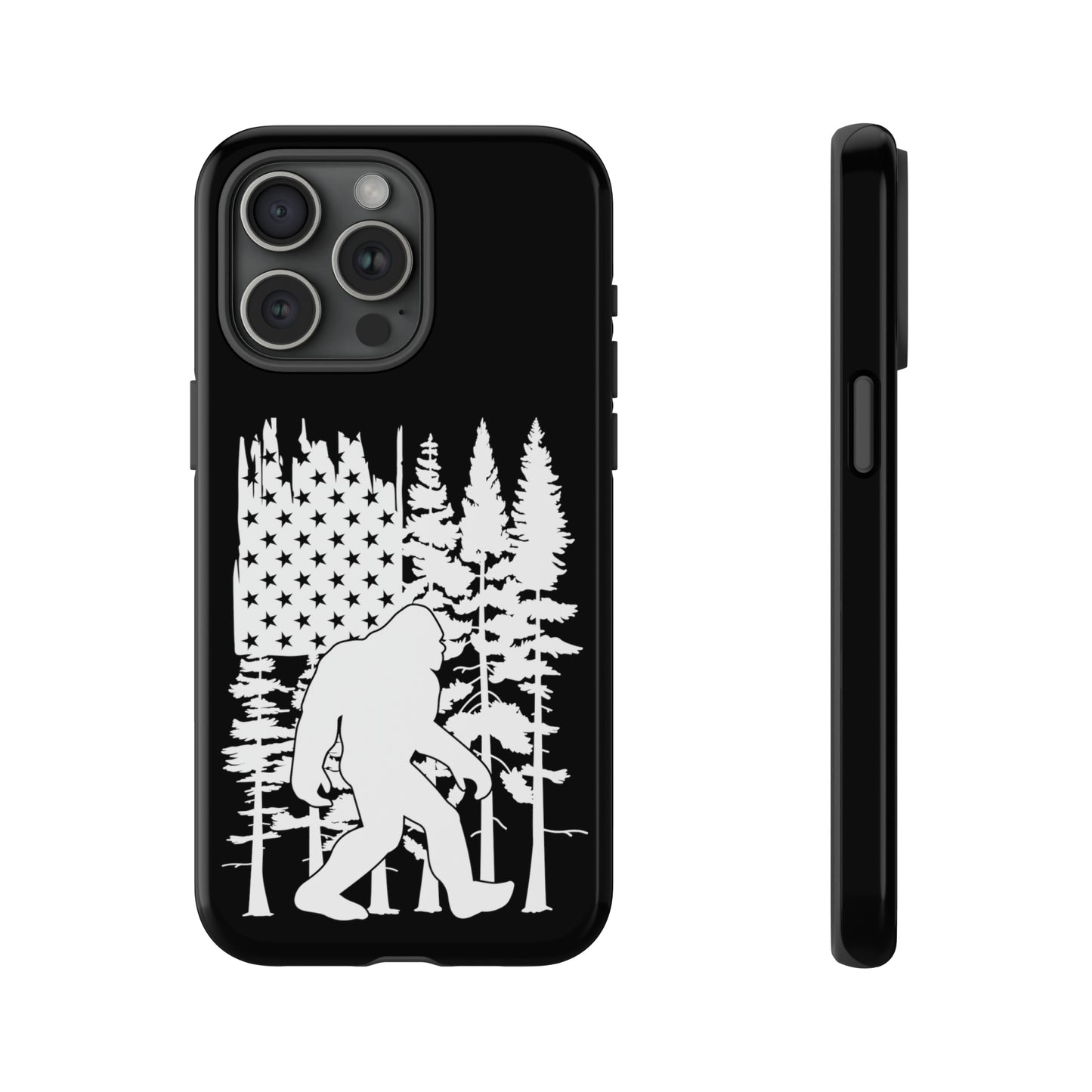 Bigfoot American Flag Phone Case