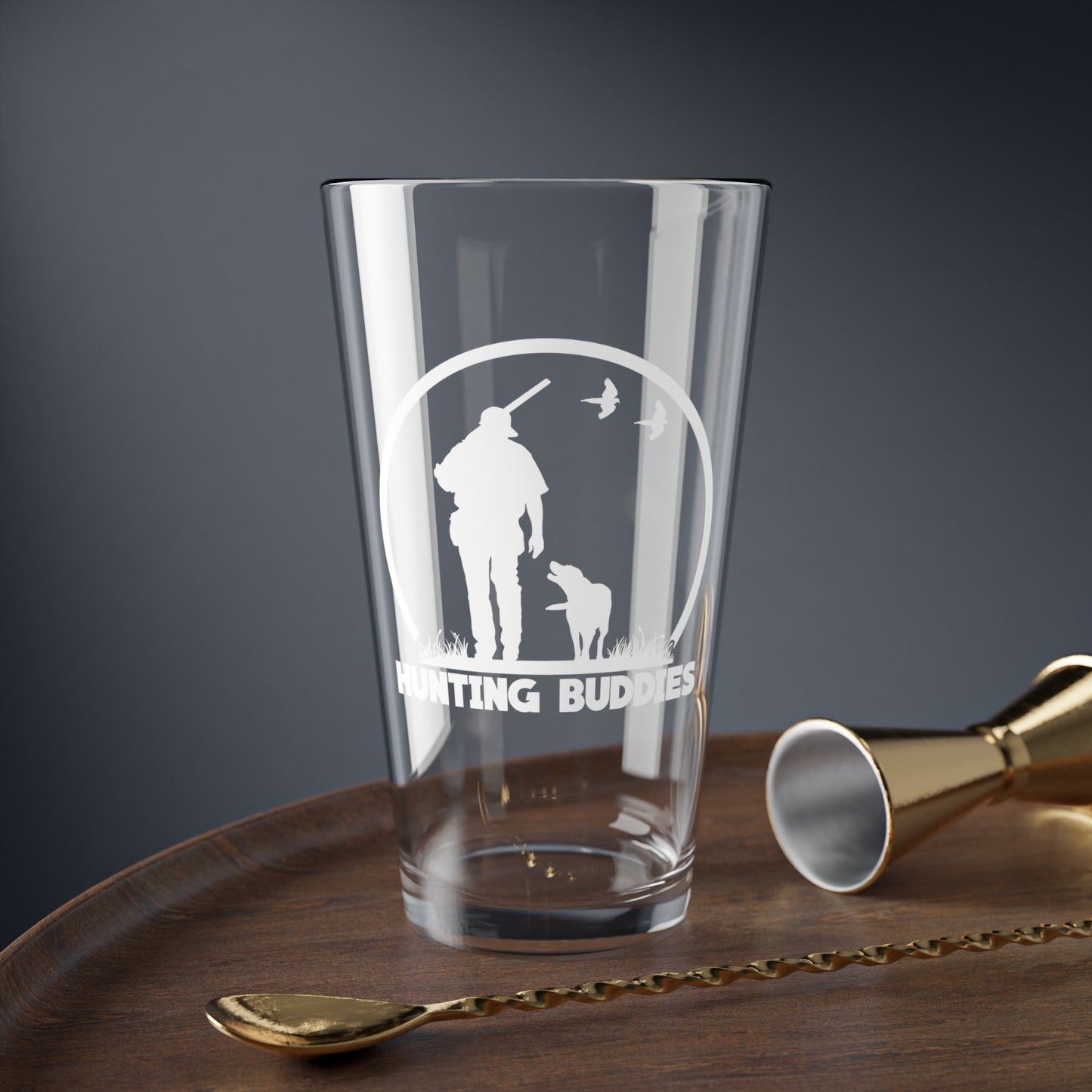 Hunting buddies Duck Hunting Pint Glass