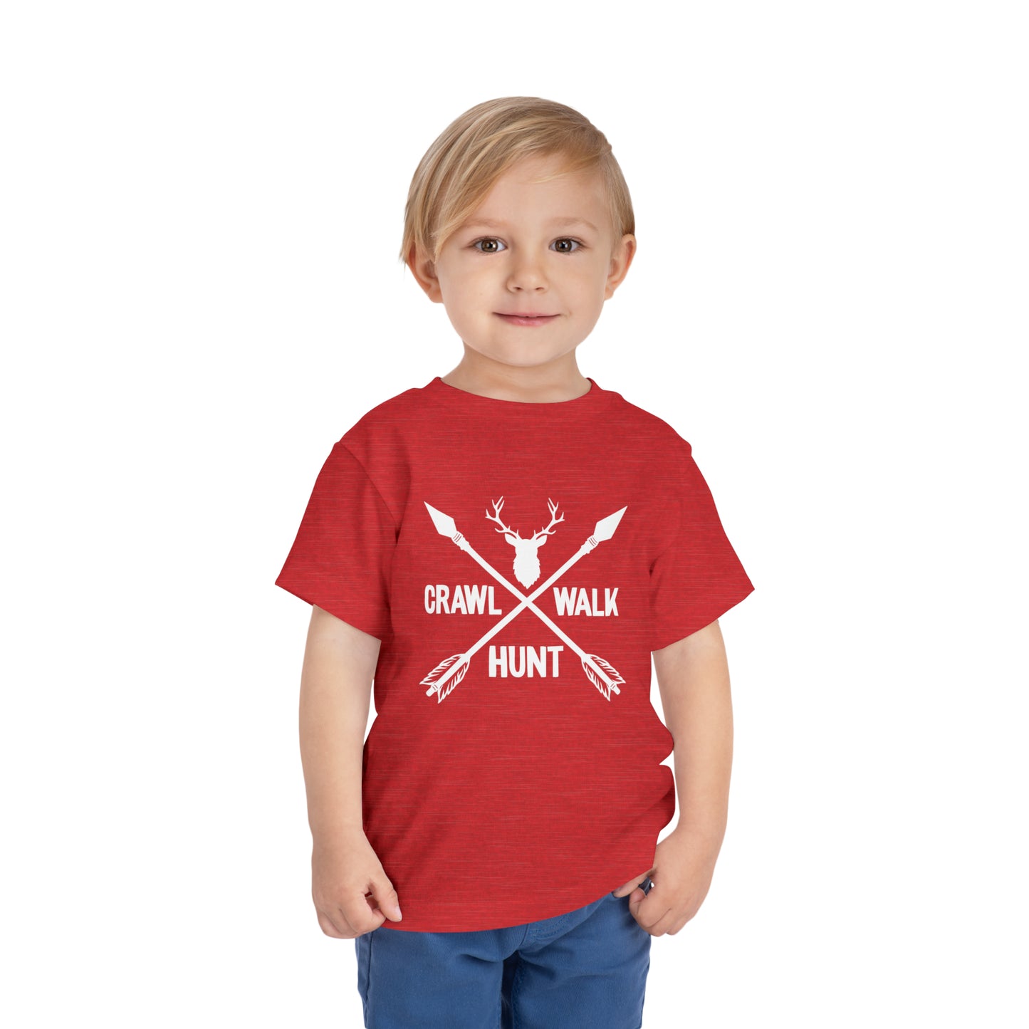 Crawl Walk Hunt Toddler T-Shirt