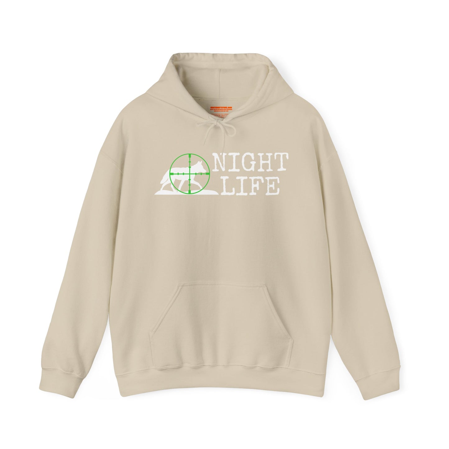 Coyote Night Night Life Green Scope Hooded Sweatshirt