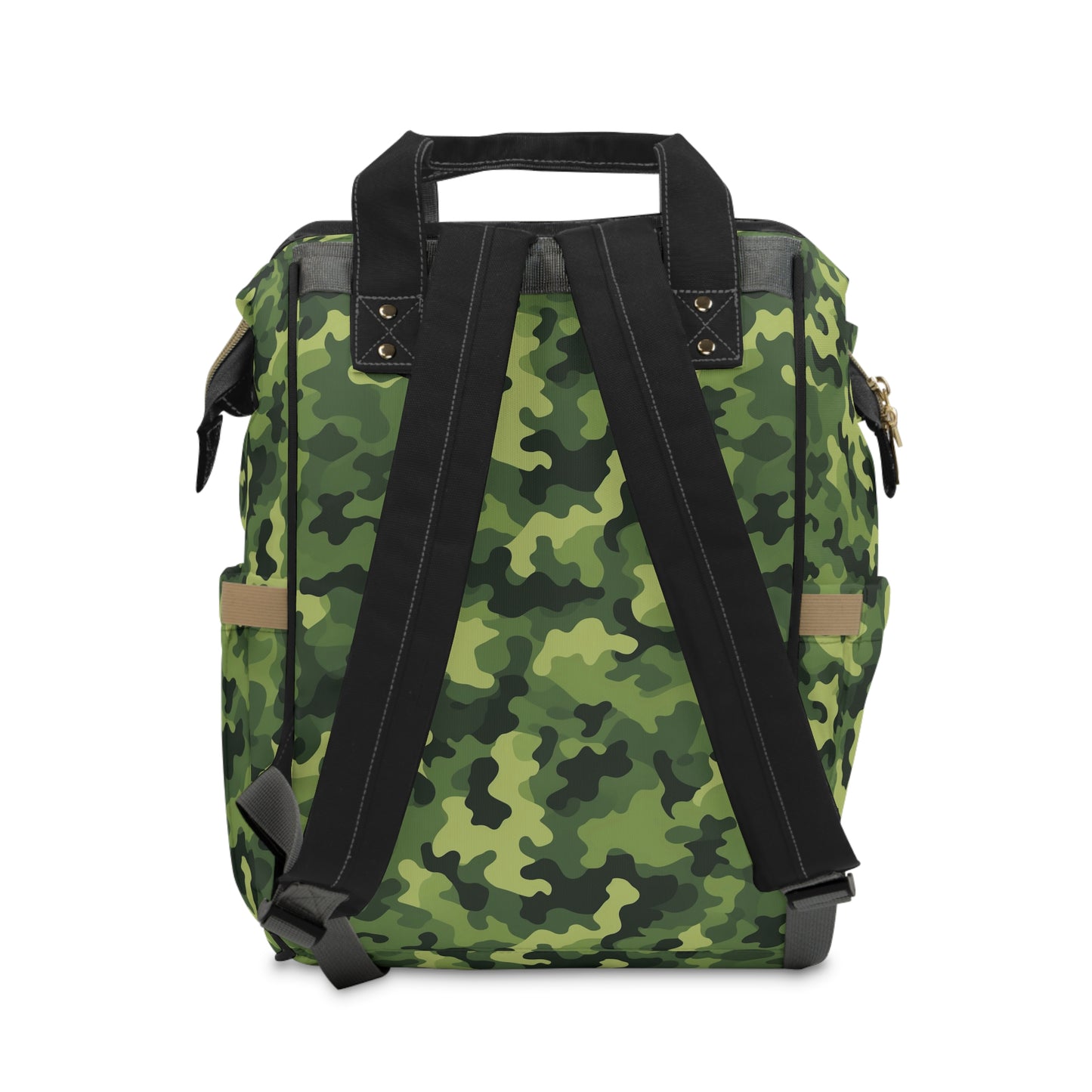 Light Green Camo Diaper Backpack