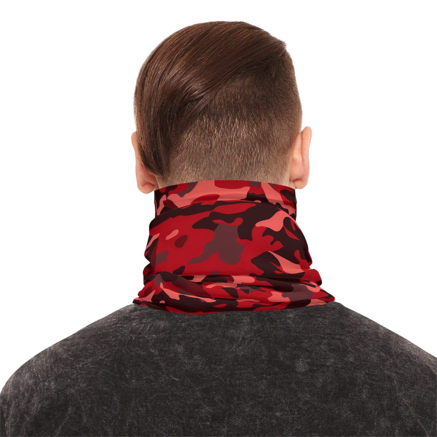 Red Camo Neck Gaiter