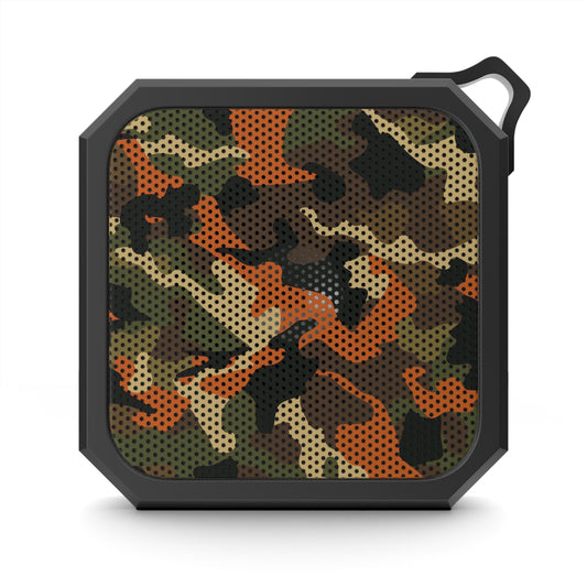 Orange Camo Waterproof Bluetooth Speaker