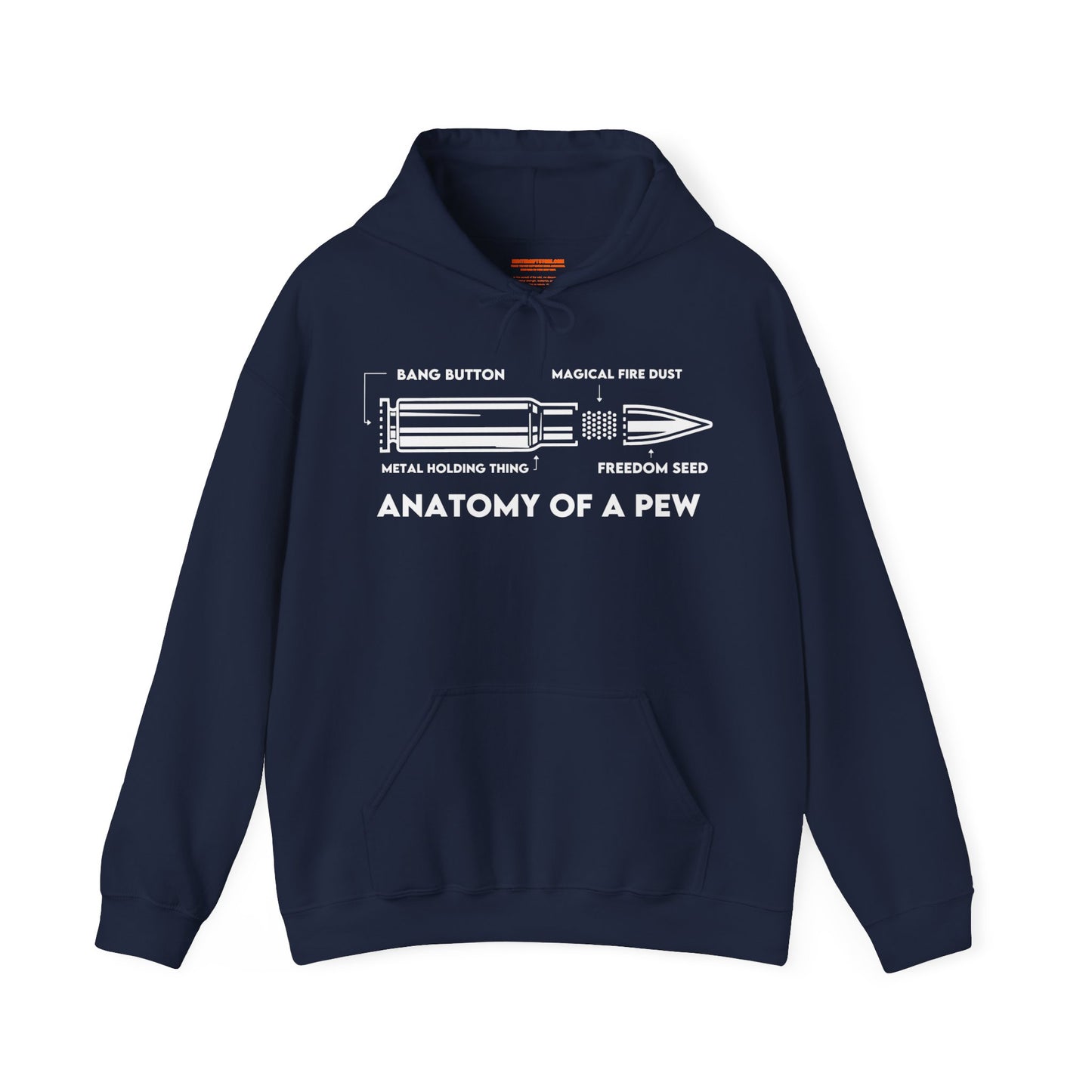 Anatomy of A Pew Hooded Sweatshirt