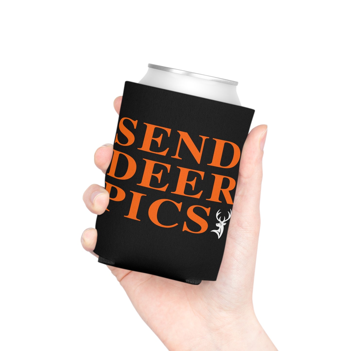 Send Deer Pics Can Cooler