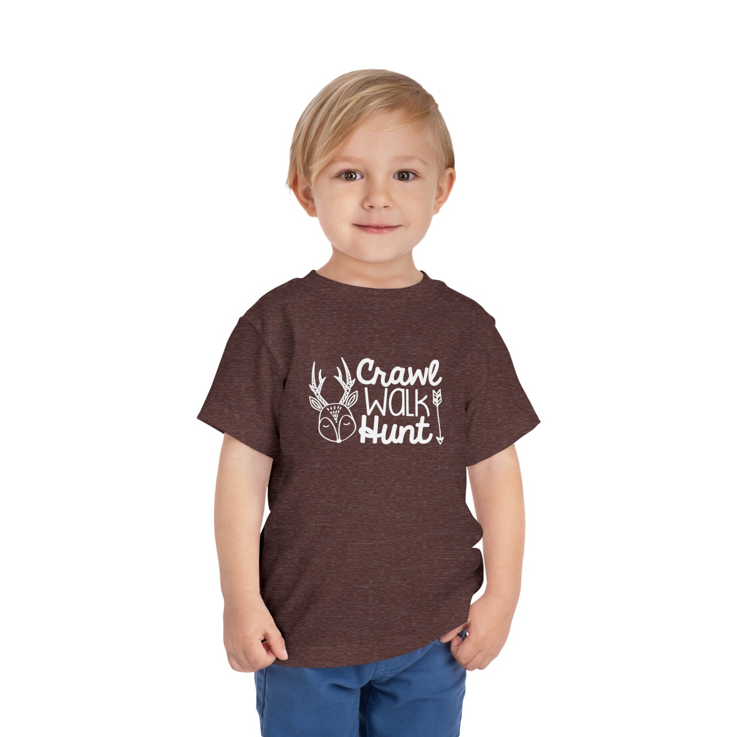 Crawl Walk Hunt Toddler T-Shirt